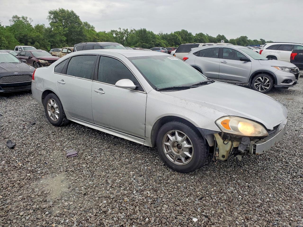 2010 Chevrolet Impala Ls Silver vin: 2G1WA5EKXA1119705