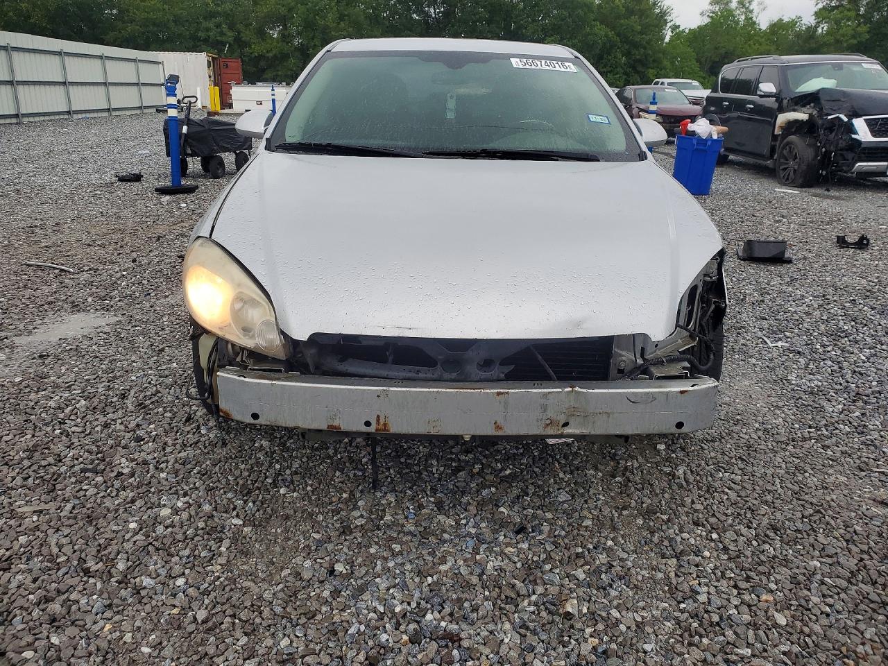 2010 Chevrolet Impala Ls Silver vin: 2G1WA5EKXA1119705