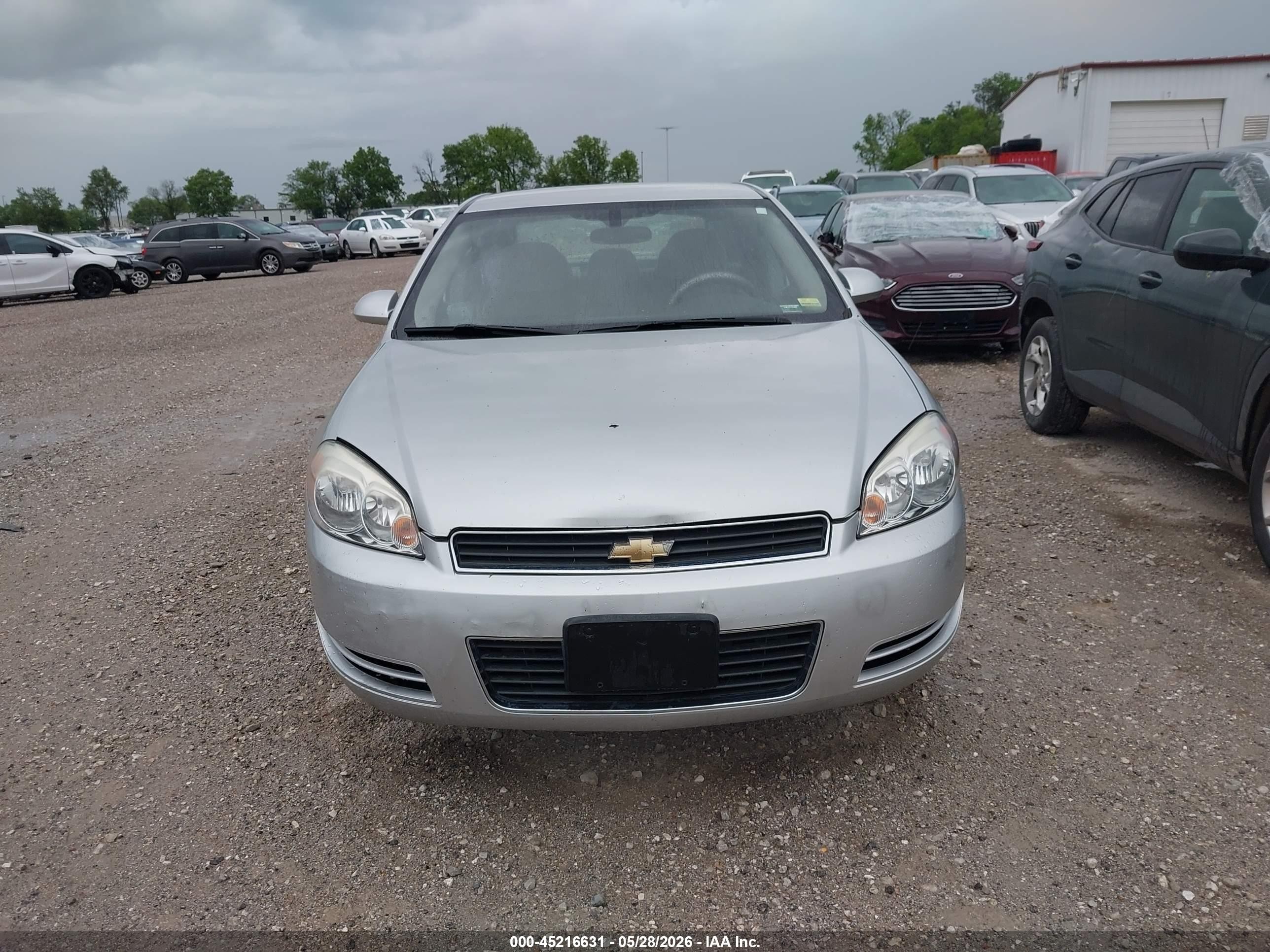 2010 Chevrolet Impala Ls Silver vin: 2G1WA5EKXA1126492