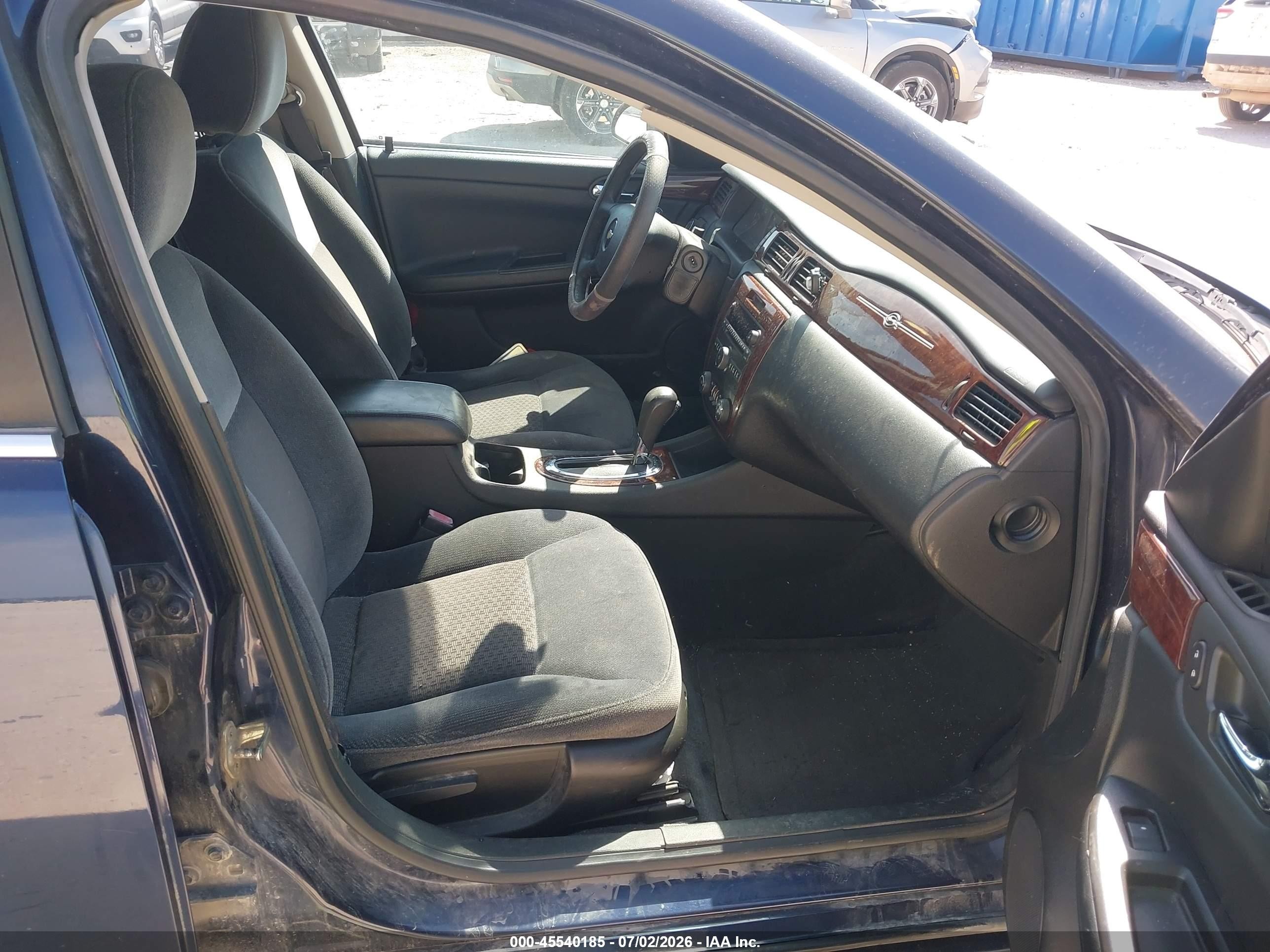 2010 Chevrolet Impala Ls Dark Blue vin: 2G1WA5EKXA1267448