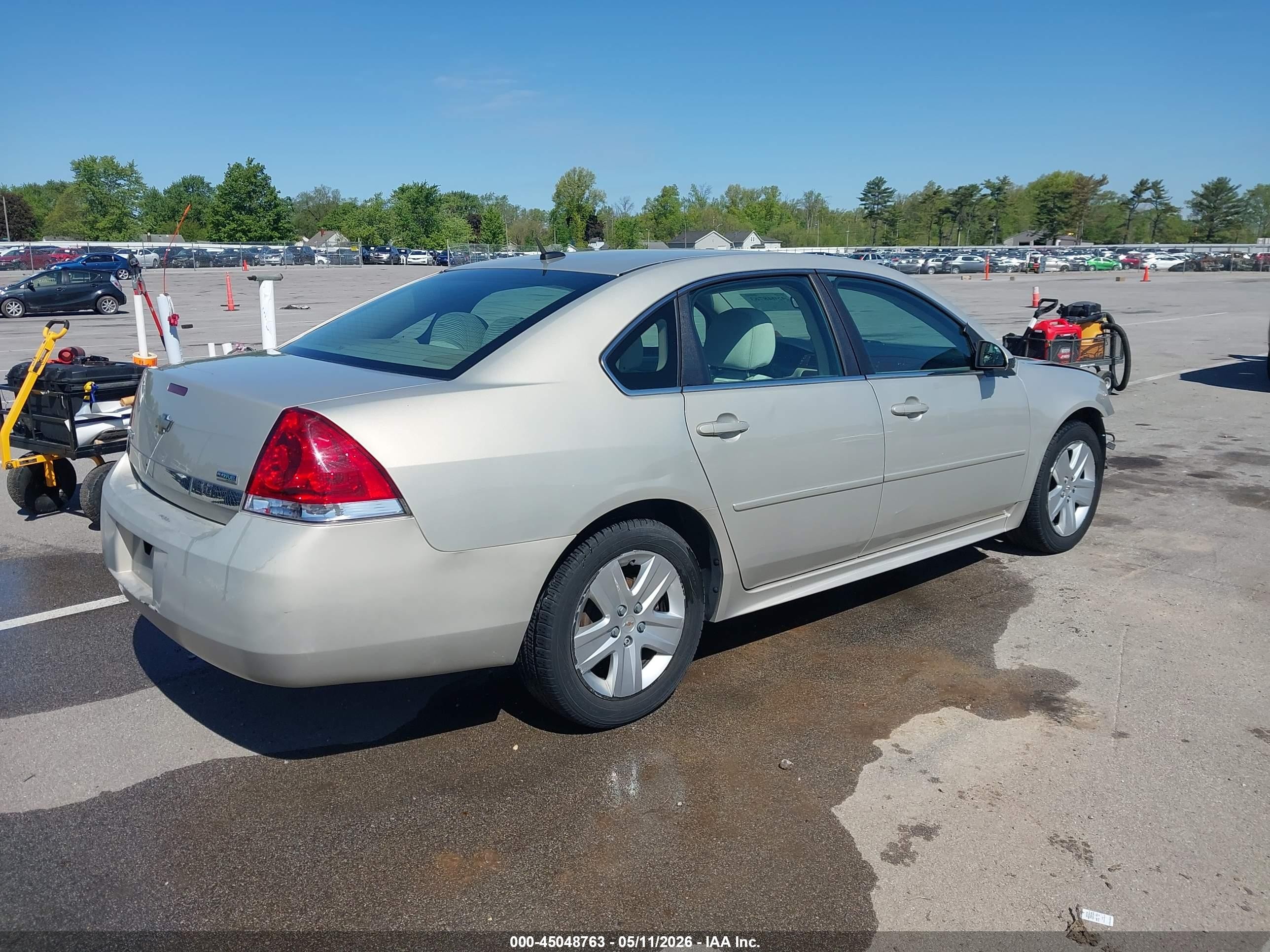 2011 Chevrolet Impala Ls Желто-коричневый vin: 2G1WA5EKXB1138014