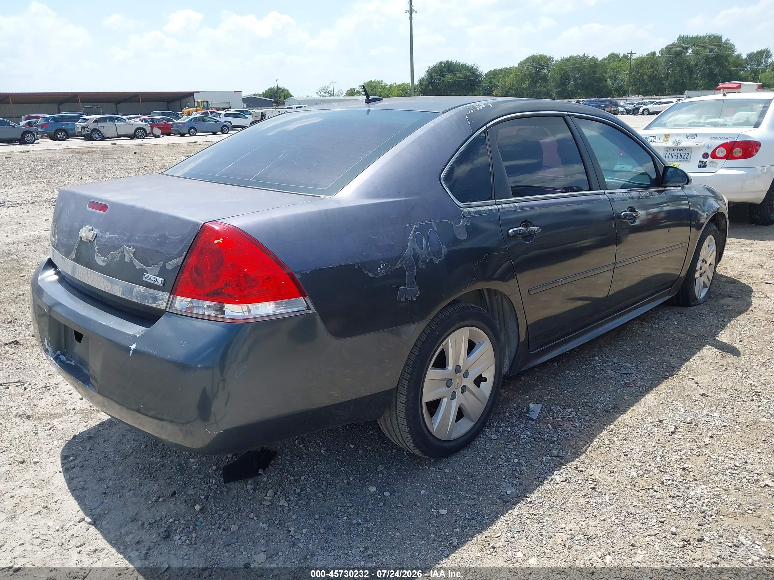 2011 Chevrolet Impala Ls Gray vin: 2G1WA5EKXB1291041
