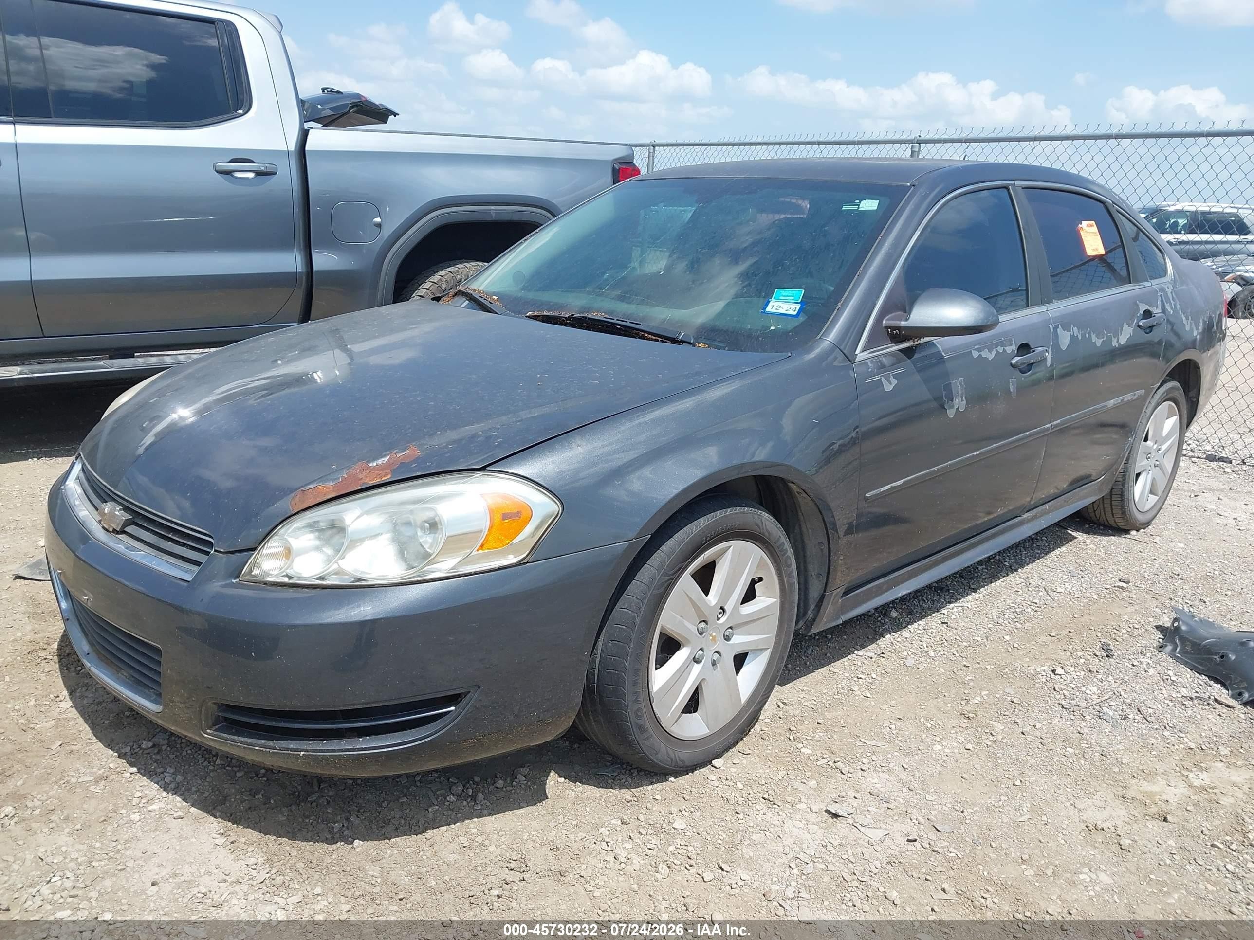 2011 Chevrolet Impala Ls Gray vin: 2G1WA5EKXB1291041