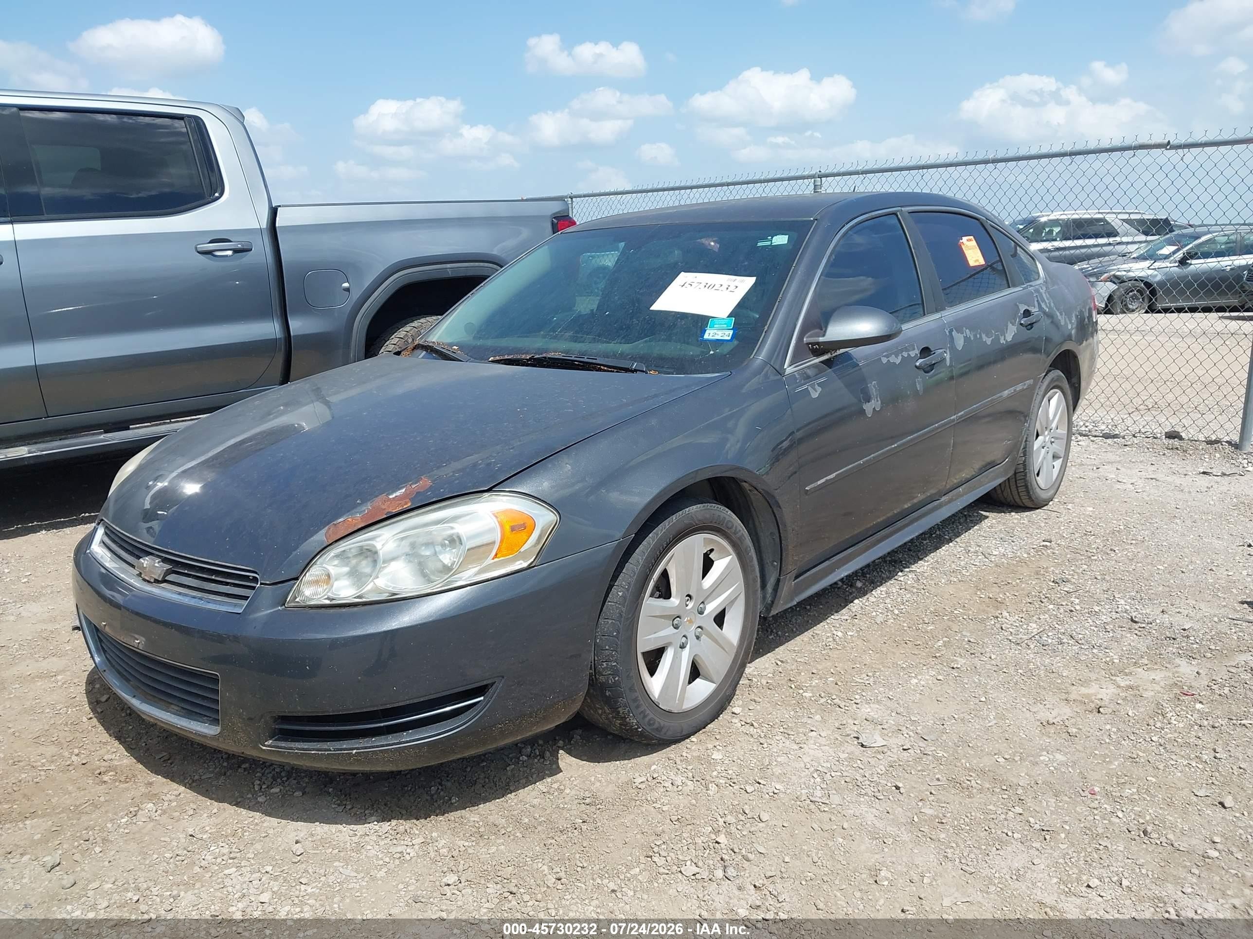 2011 Chevrolet Impala Ls Gray vin: 2G1WA5EKXB1291041