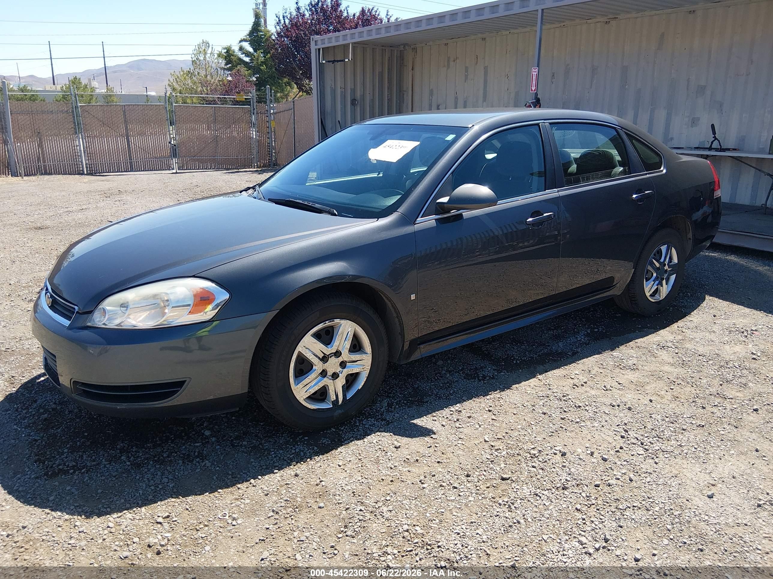 2010 Chevrolet Impala Ls Gray vin: 2G1WA5EN0A1101174