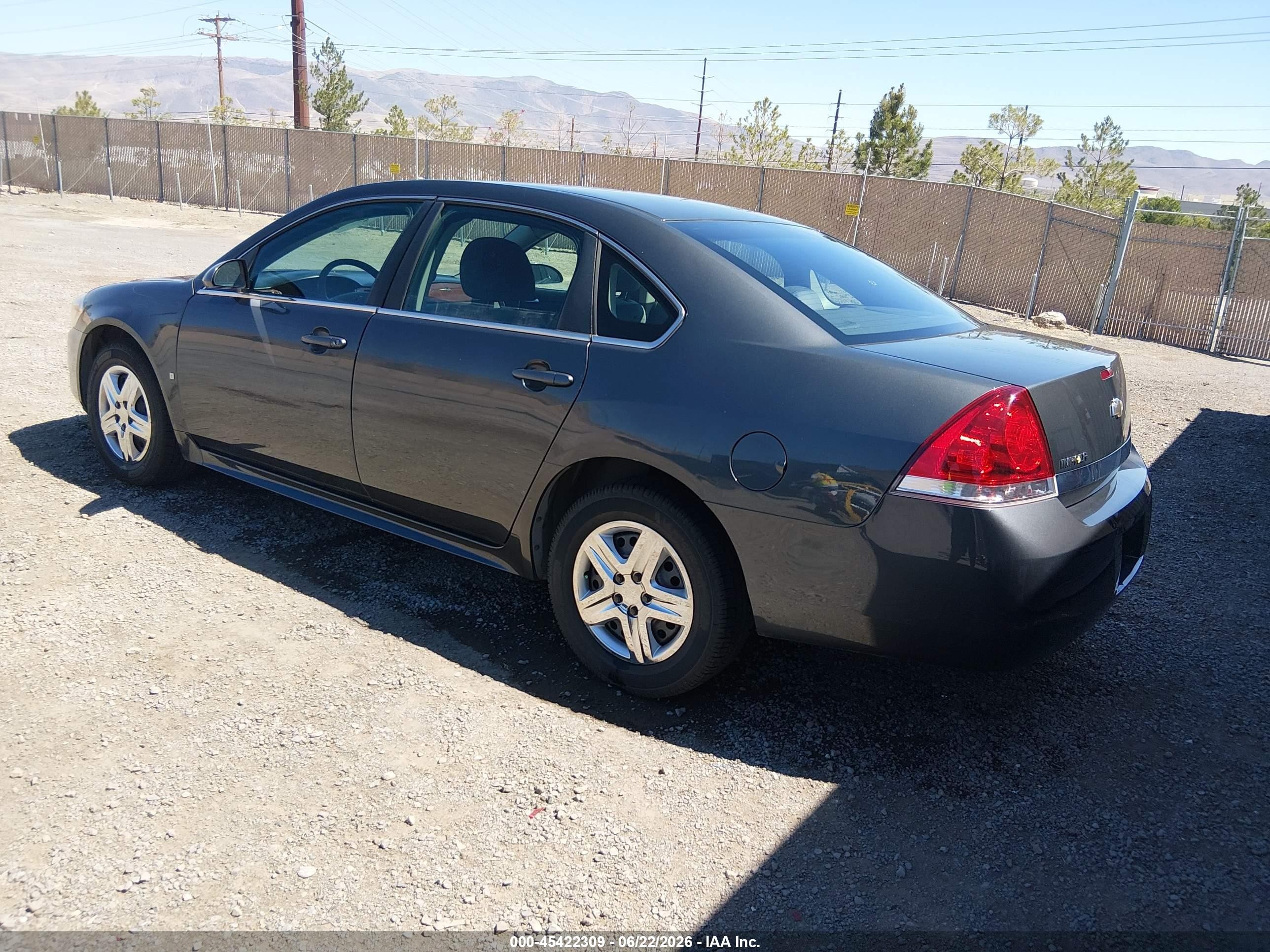2010 Chevrolet Impala Ls Gray vin: 2G1WA5EN0A1101174