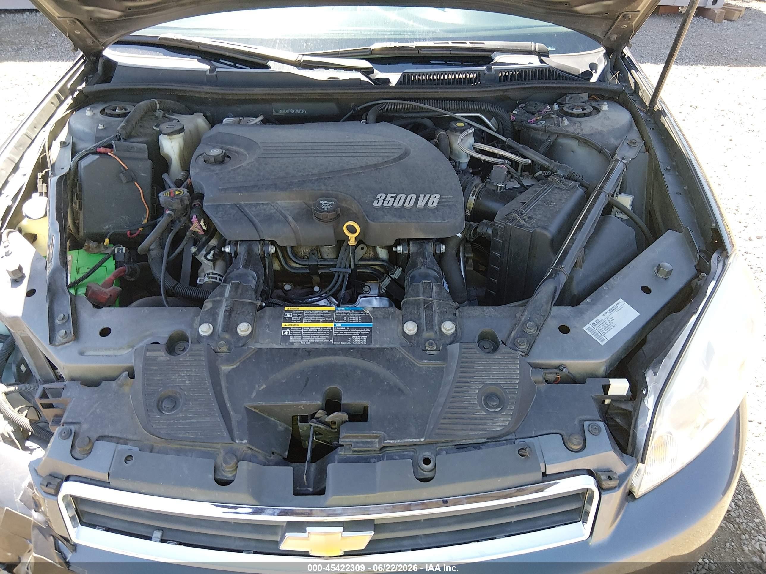 2010 Chevrolet Impala Ls Gray vin: 2G1WA5EN0A1101174