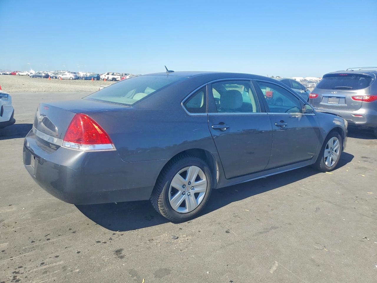 2010 Chevrolet Impala Ls Gray vin: 2G1WA5EN0A1205812