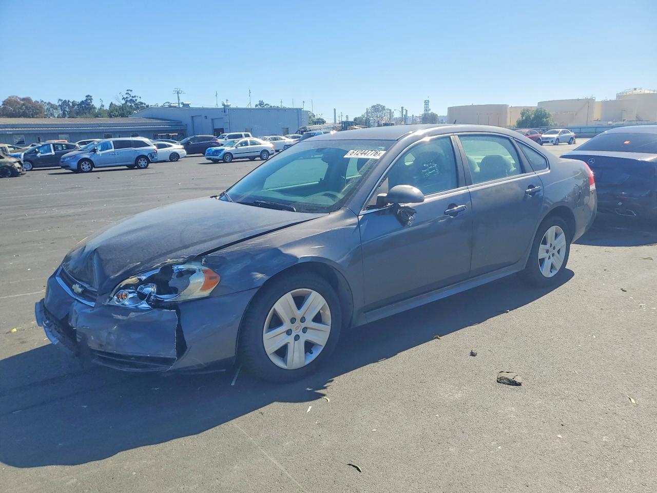2010 Chevrolet Impala Ls Gray vin: 2G1WA5EN0A1205812