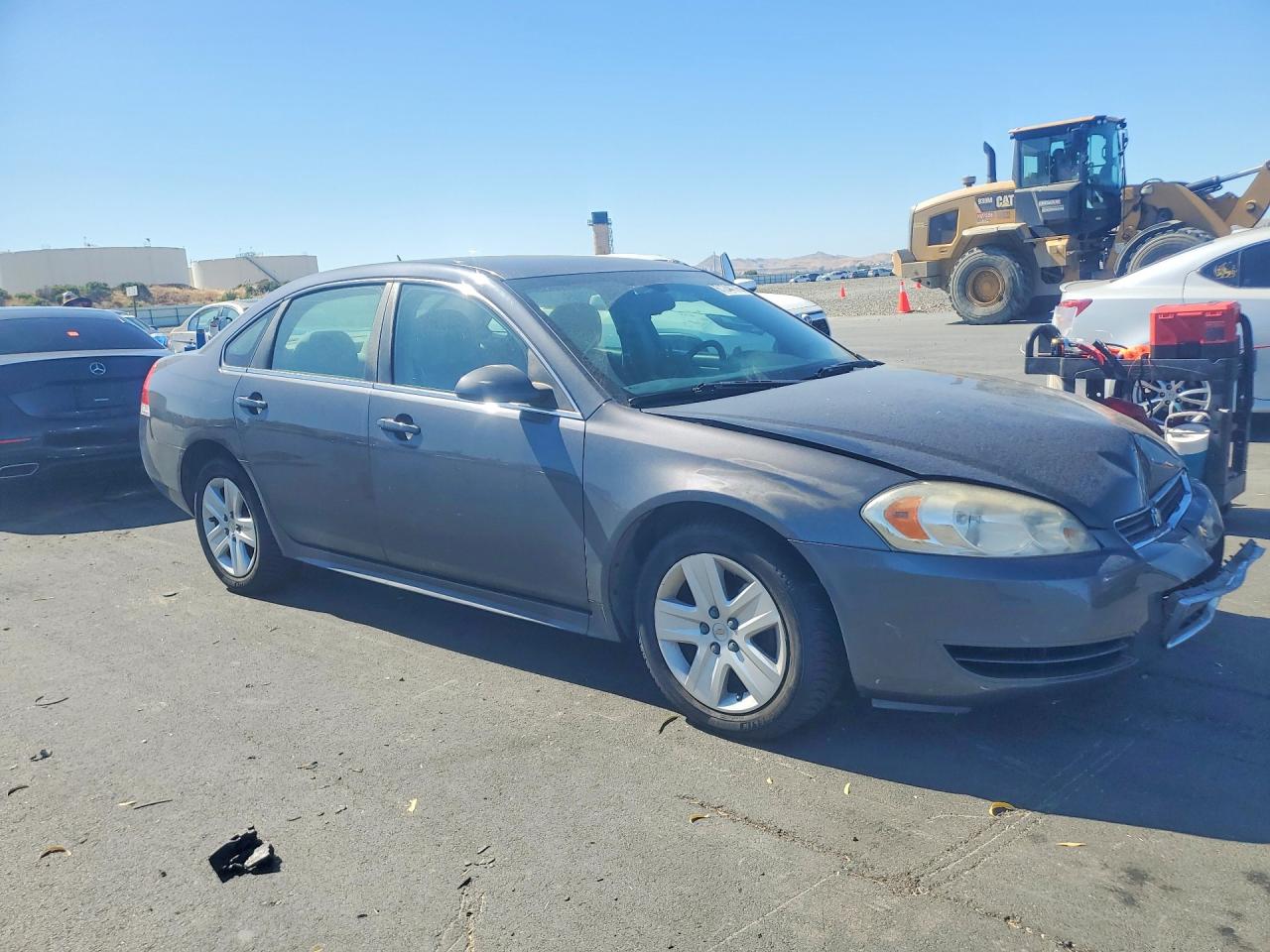 2010 Chevrolet Impala Ls Gray vin: 2G1WA5EN0A1205812