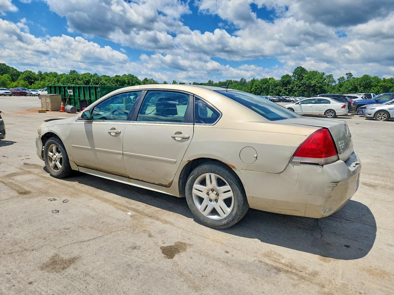 2010 Chevrolet Impala Ls Gold vin: 2G1WA5EN1A1222084