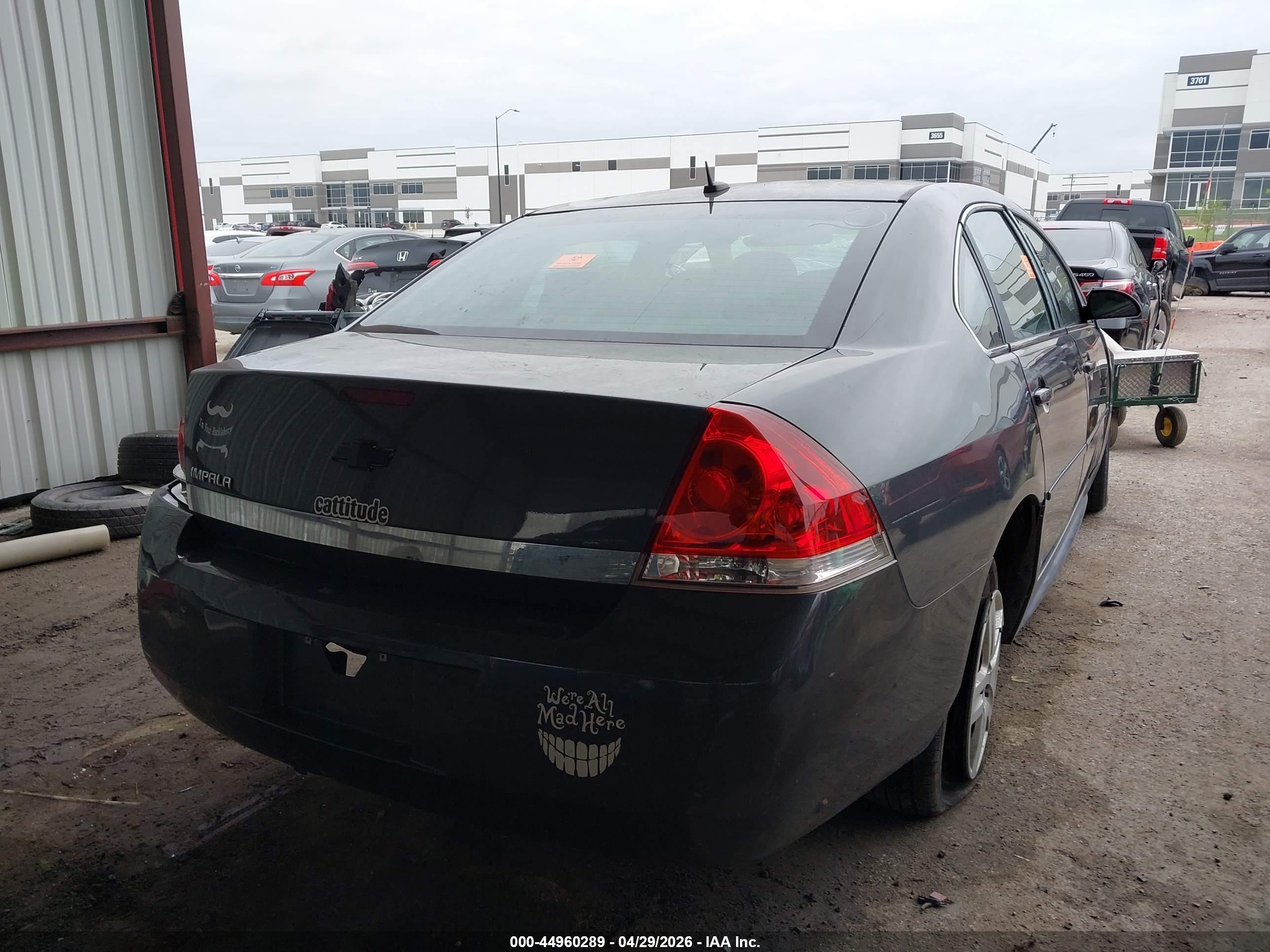 2010 Chevrolet Impala Ls Gray vin: 2G1WA5EN3A1136243