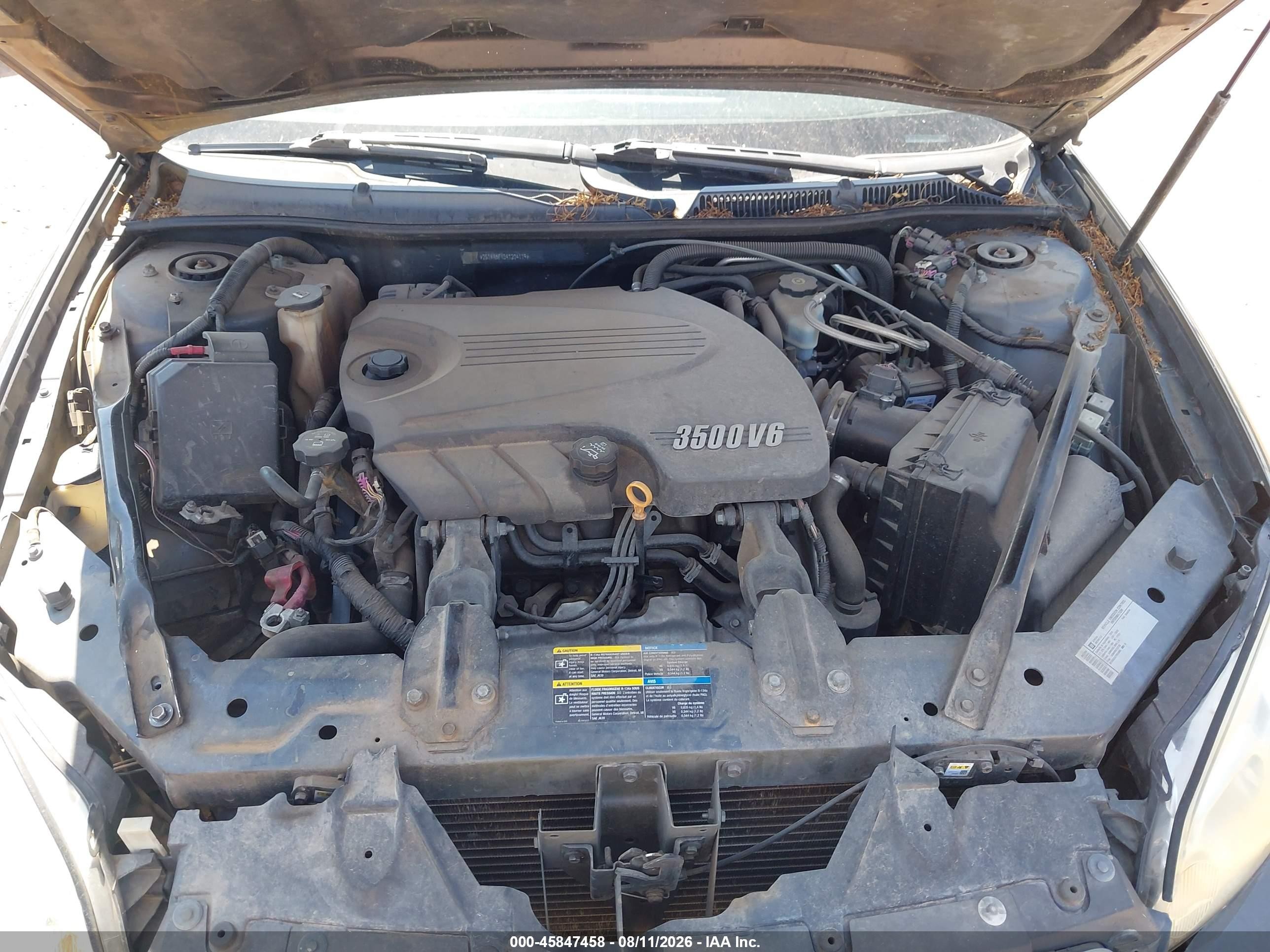 2010 Chevrolet Impala Ls Gray vin: 2G1WA5EN3A1204119