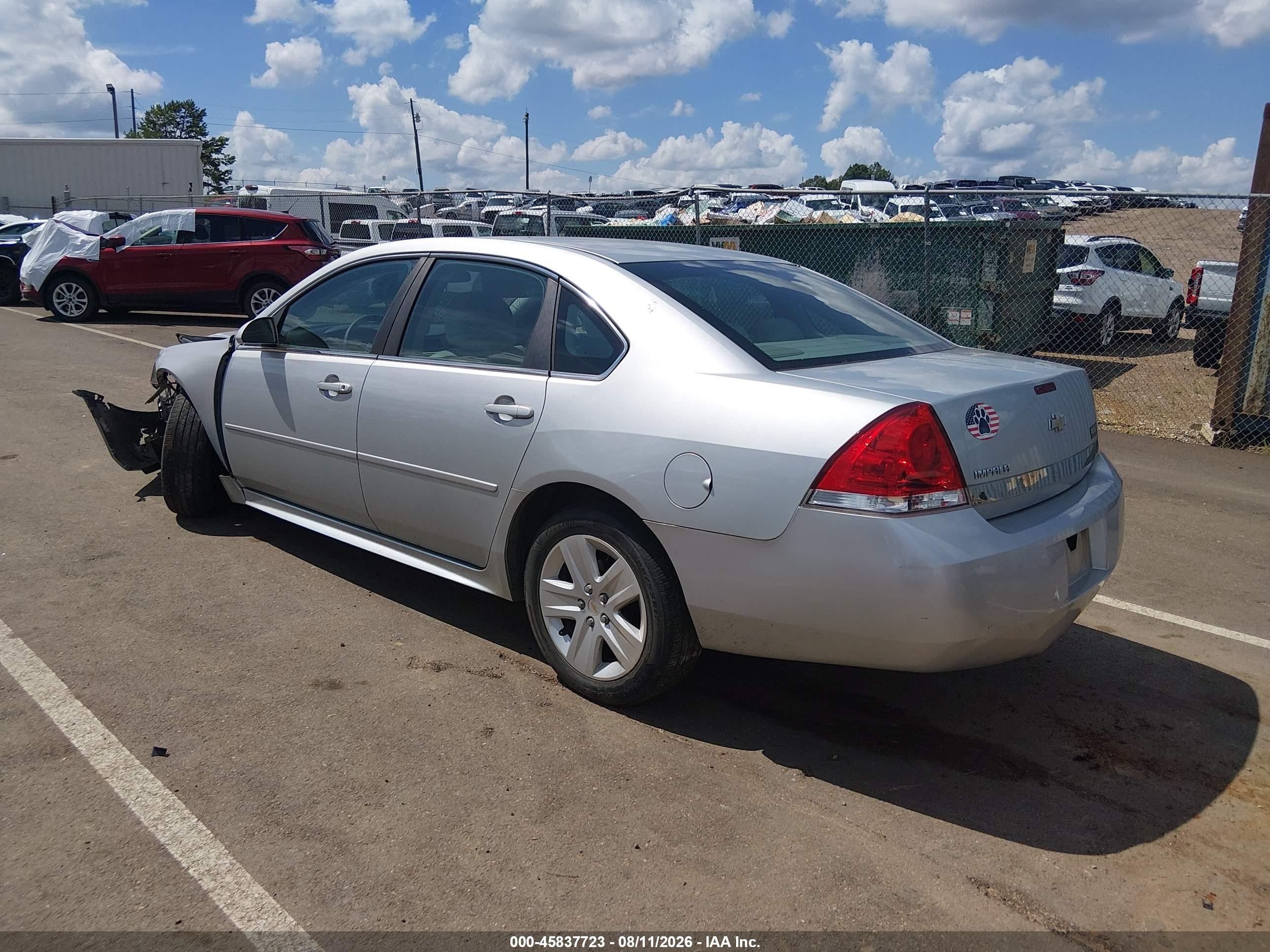 2010 Chevrolet Impala Ls Silver vin: 2G1WA5EN3A1258598