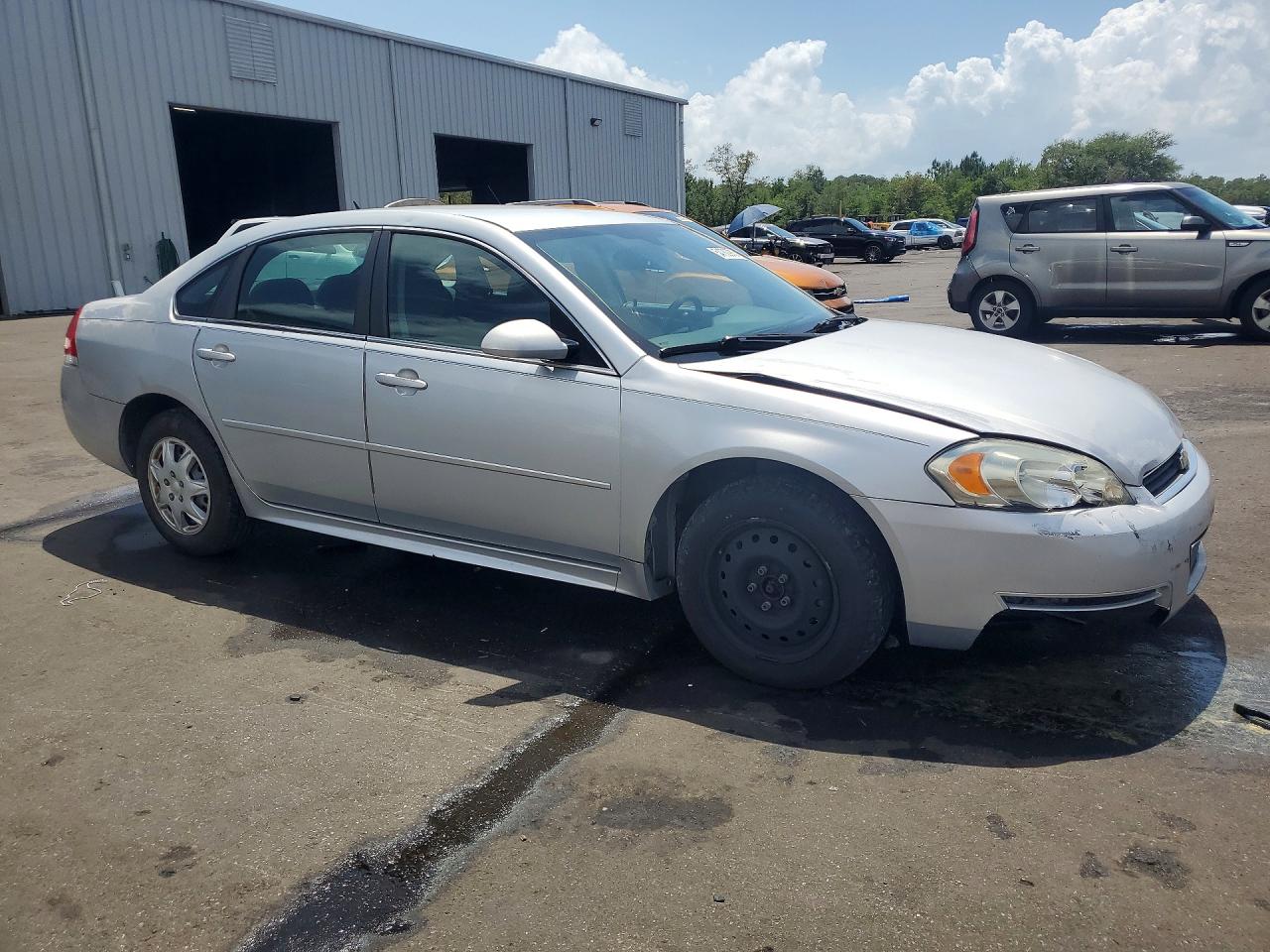 2010 Chevrolet Impala Ls Silver vin: 2G1WA5EN6A1152582