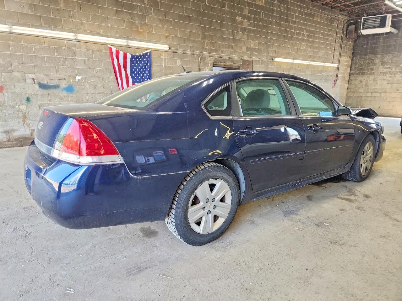 2010 Chevrolet Impala Ls Blue vin: 2G1WA5EN6A1194668