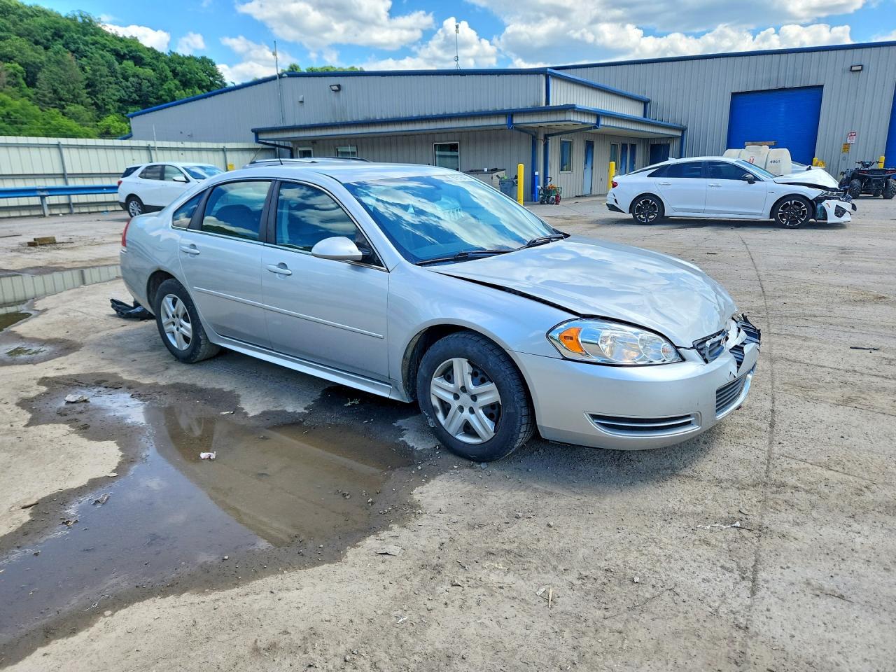2010 Chevrolet Impala Ls Silver vin: 2G1WA5EN9A1101142