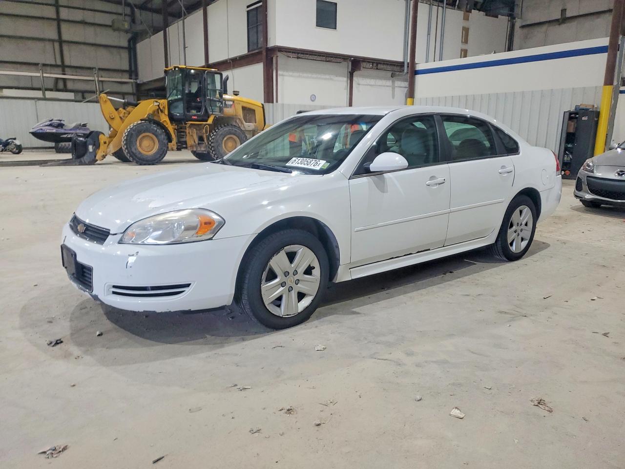 2010 Chevrolet Impala Ls White vin: 2G1WA5EN9A1259013