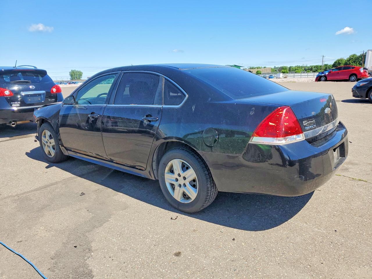 2010 Chevrolet Impala Ls Black vin: 2G1WA5ENXA1120783