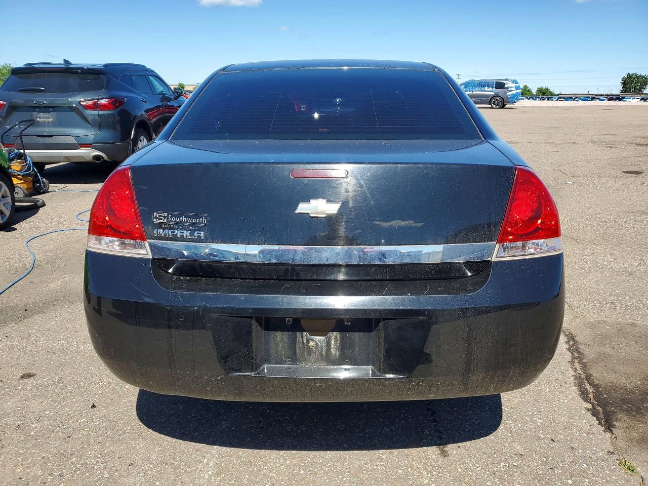 2010 Chevrolet Impala Ls Black vin: 2G1WA5ENXA1120783