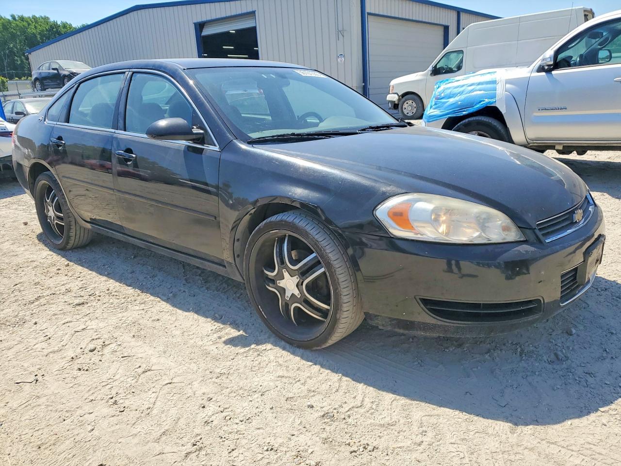 2007 Chevrolet Impala Ls Black vin: 2G1WB55K079124208