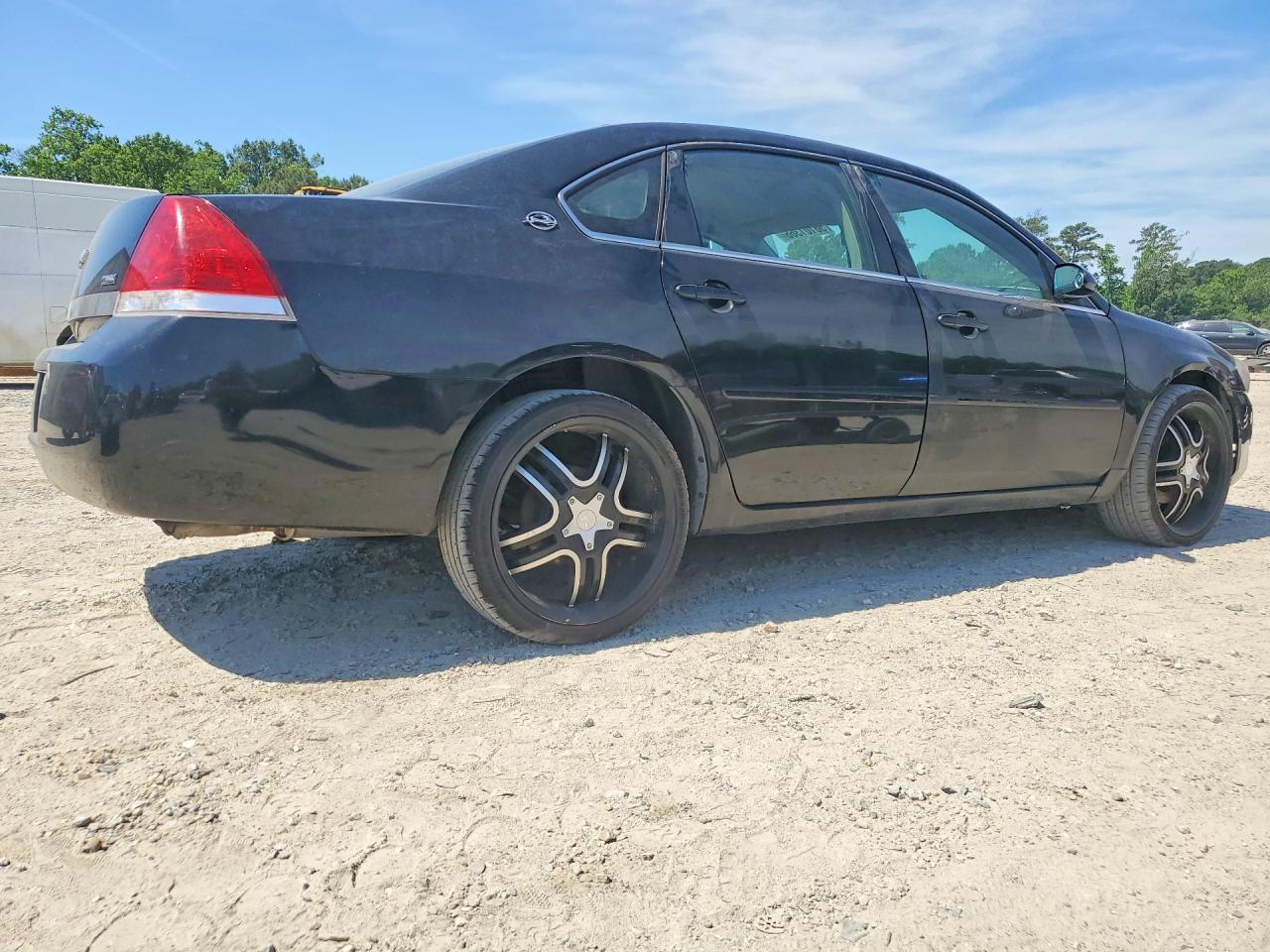 2007 Chevrolet Impala Ls Black vin: 2G1WB55K079124208