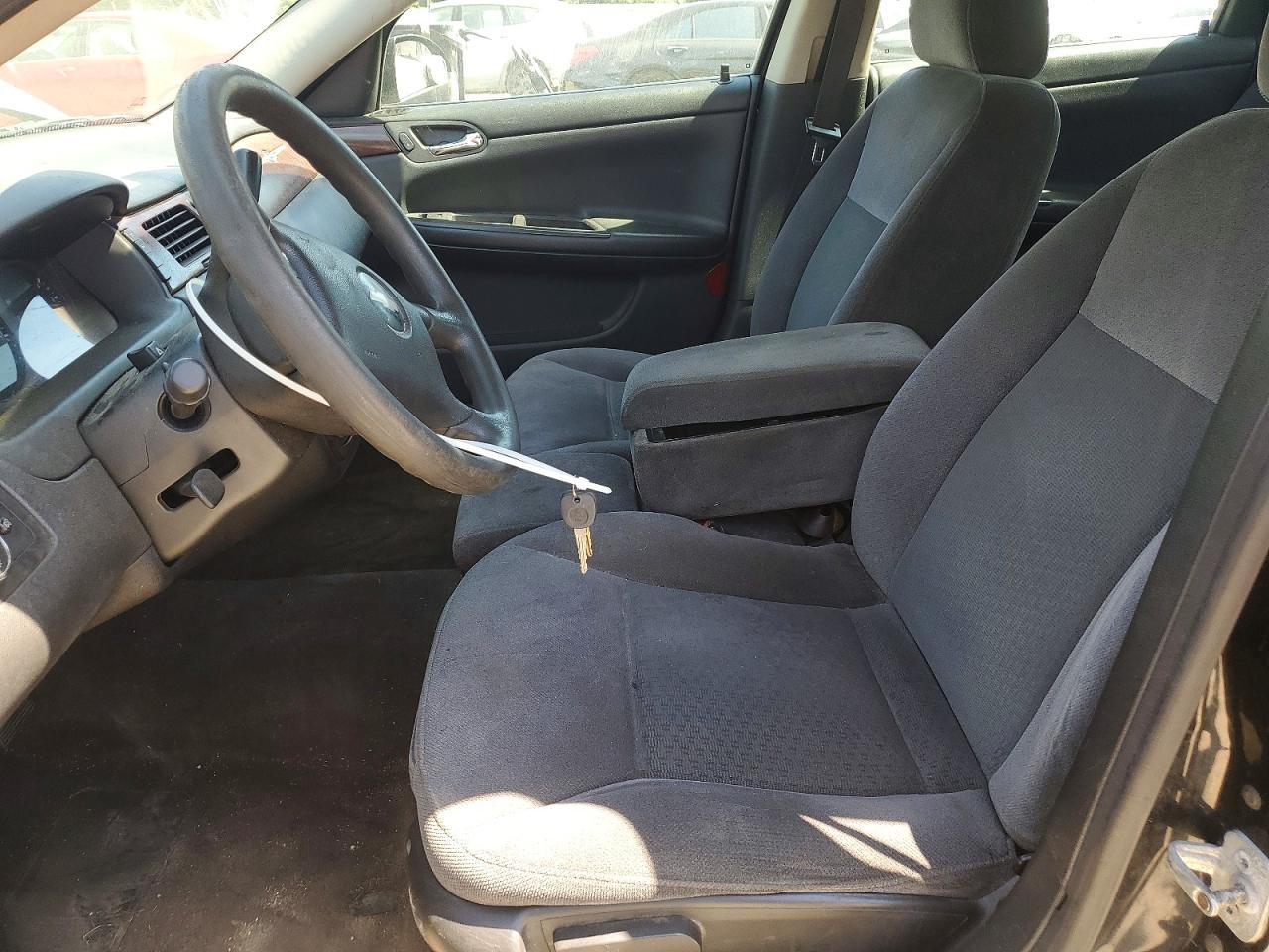 2007 Chevrolet Impala Ls Black vin: 2G1WB55K079124208
