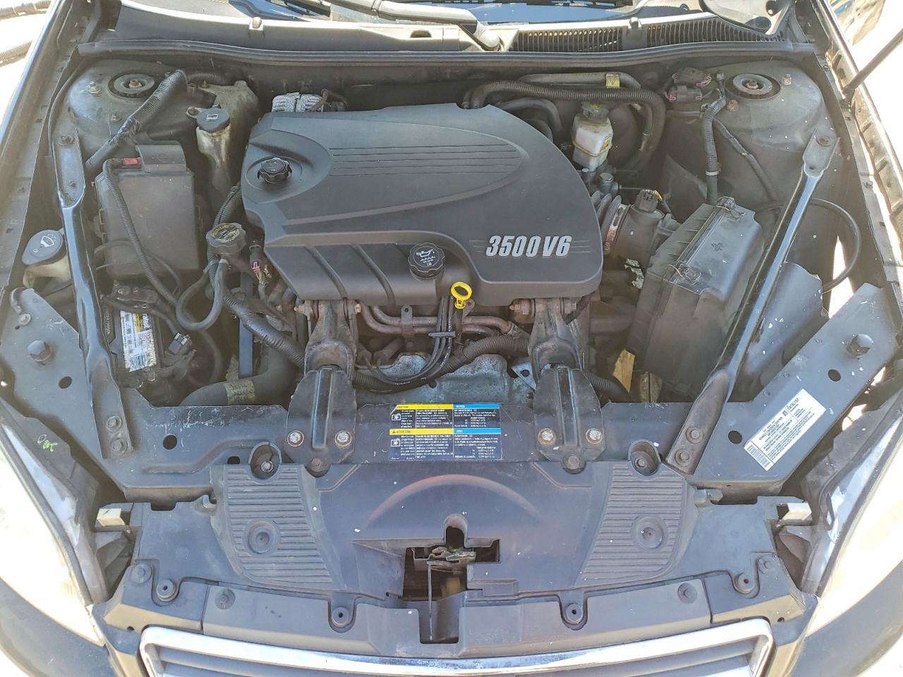 2007 Chevrolet Impala Ls Black vin: 2G1WB55K079124208