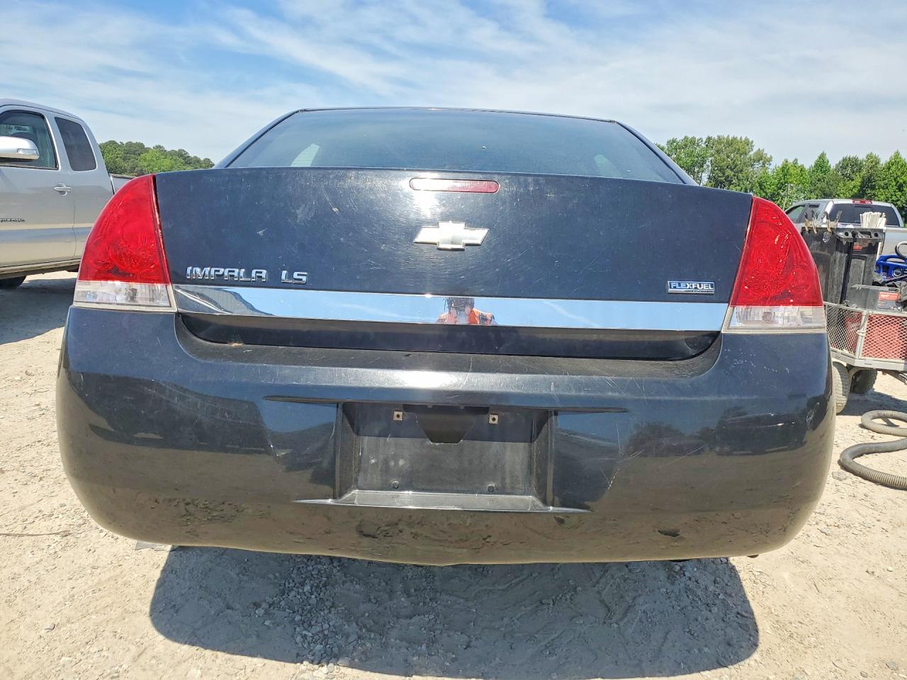 2007 Chevrolet Impala Ls Black vin: 2G1WB55K079124208