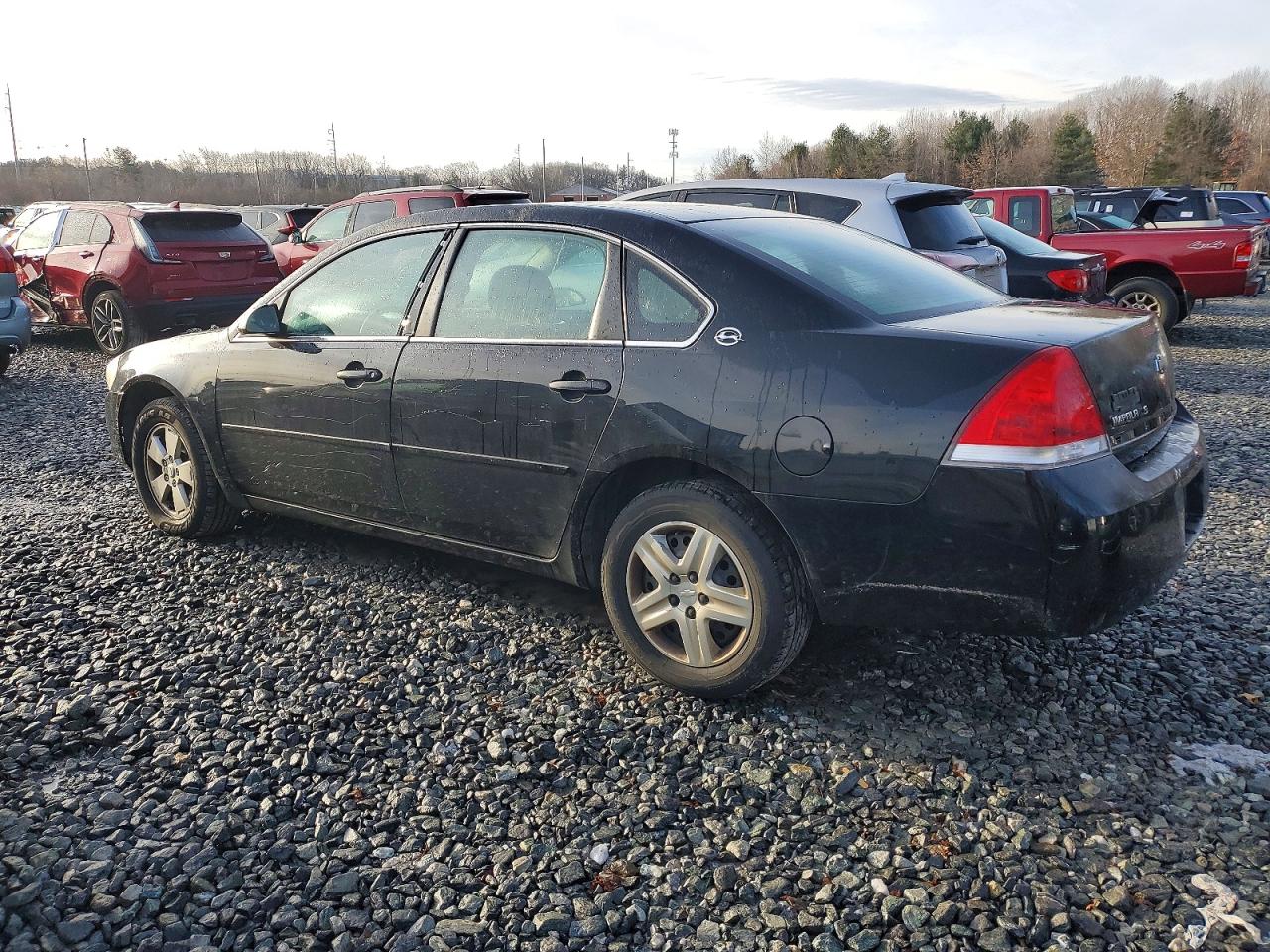 2007 Chevrolet Impala Ls Black vin: 2G1WB55K179161803