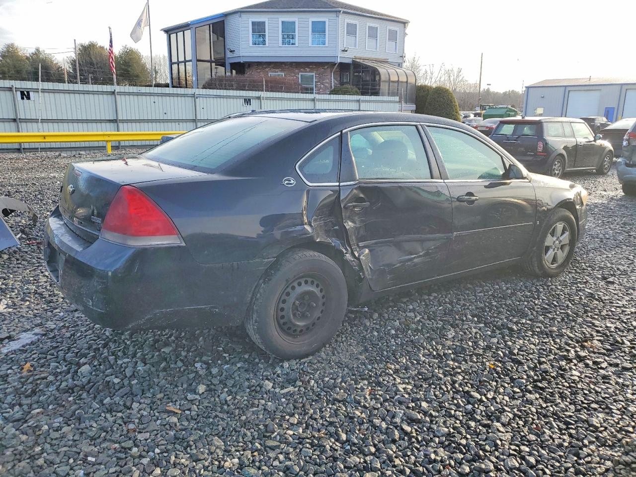 2007 Chevrolet Impala Ls Black vin: 2G1WB55K179161803