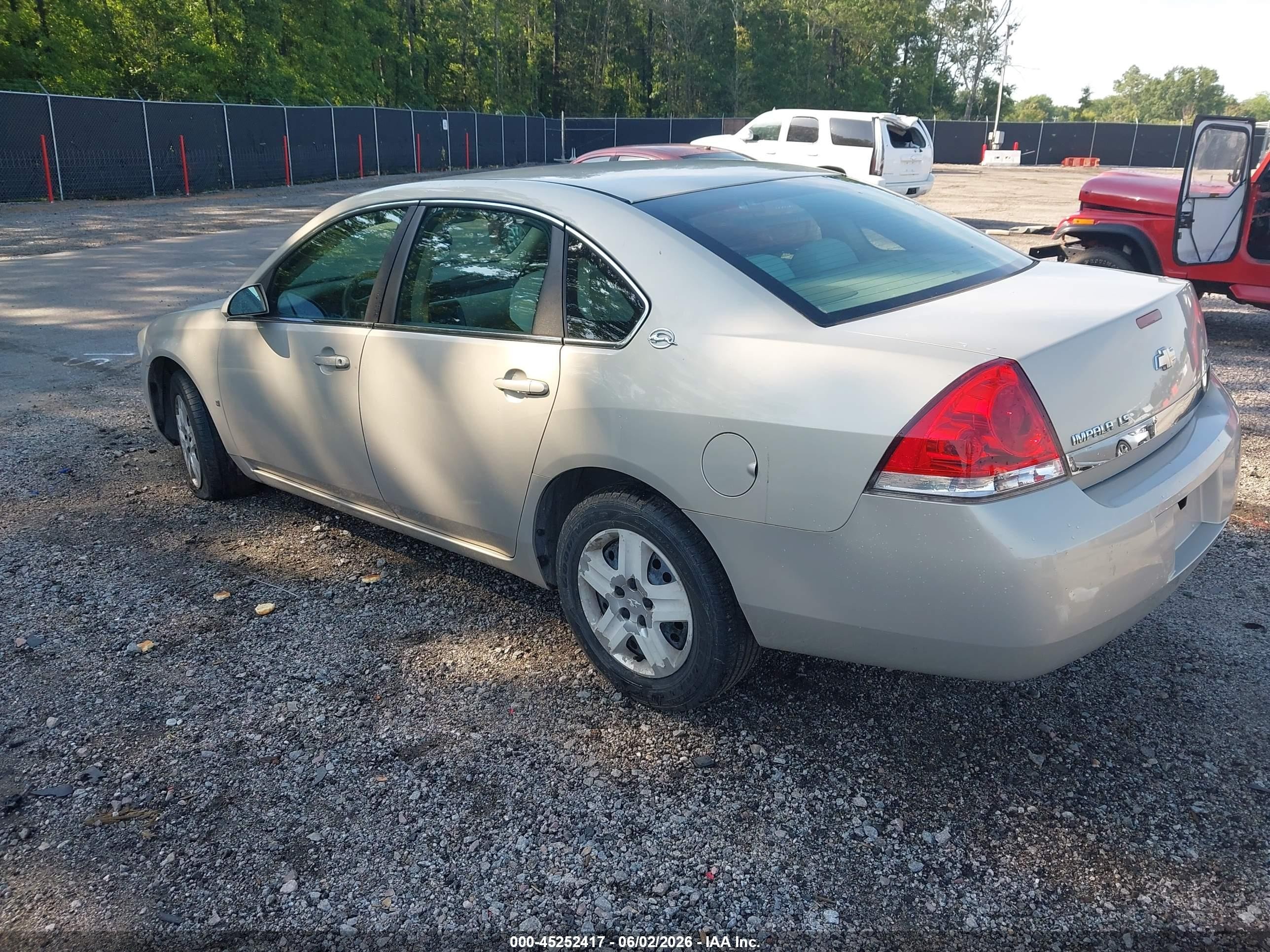 2008 Chevrolet Impala Ls Gray vin: 2G1WB55K181347728