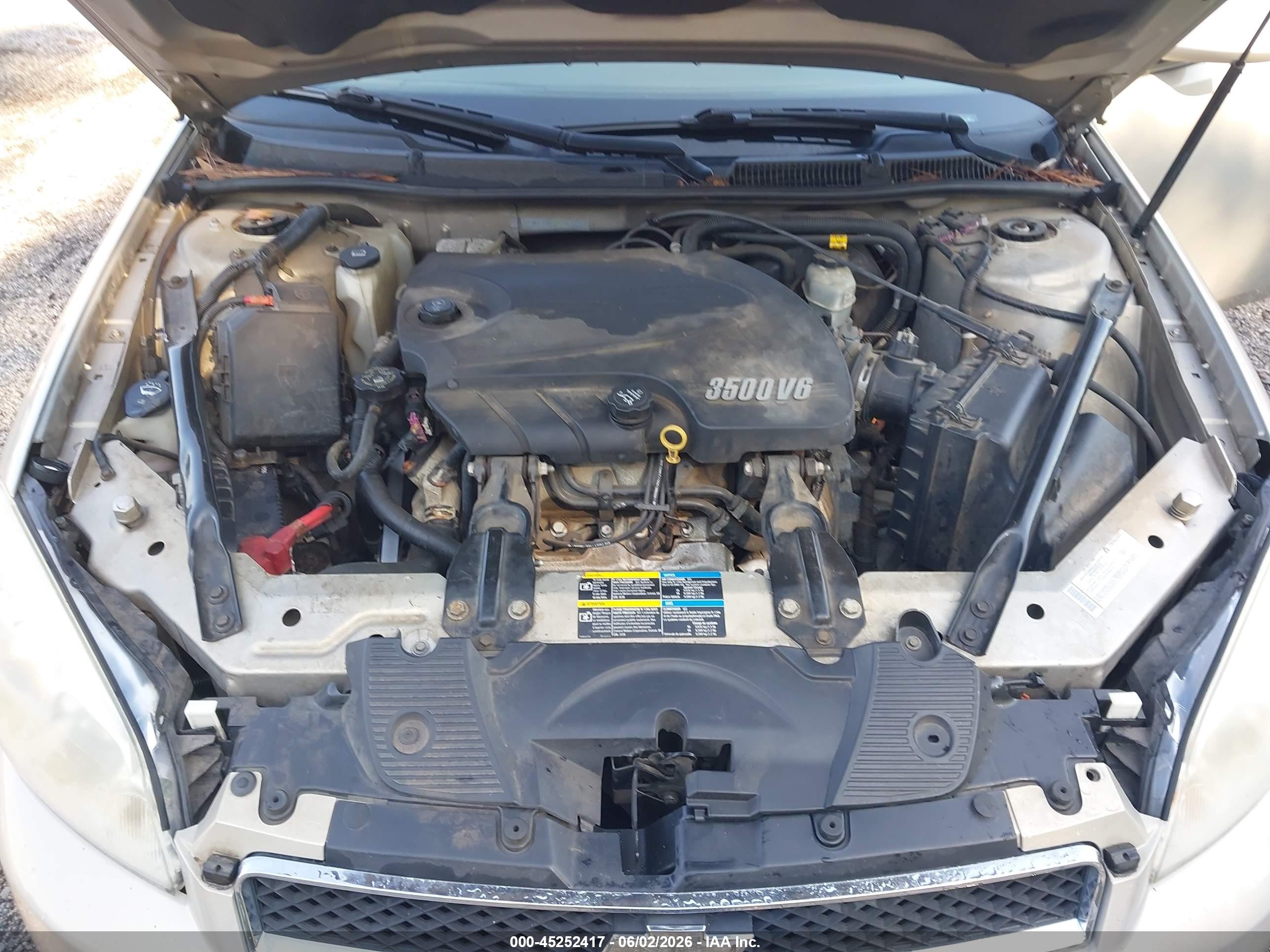 2008 Chevrolet Impala Ls Gray vin: 2G1WB55K181347728