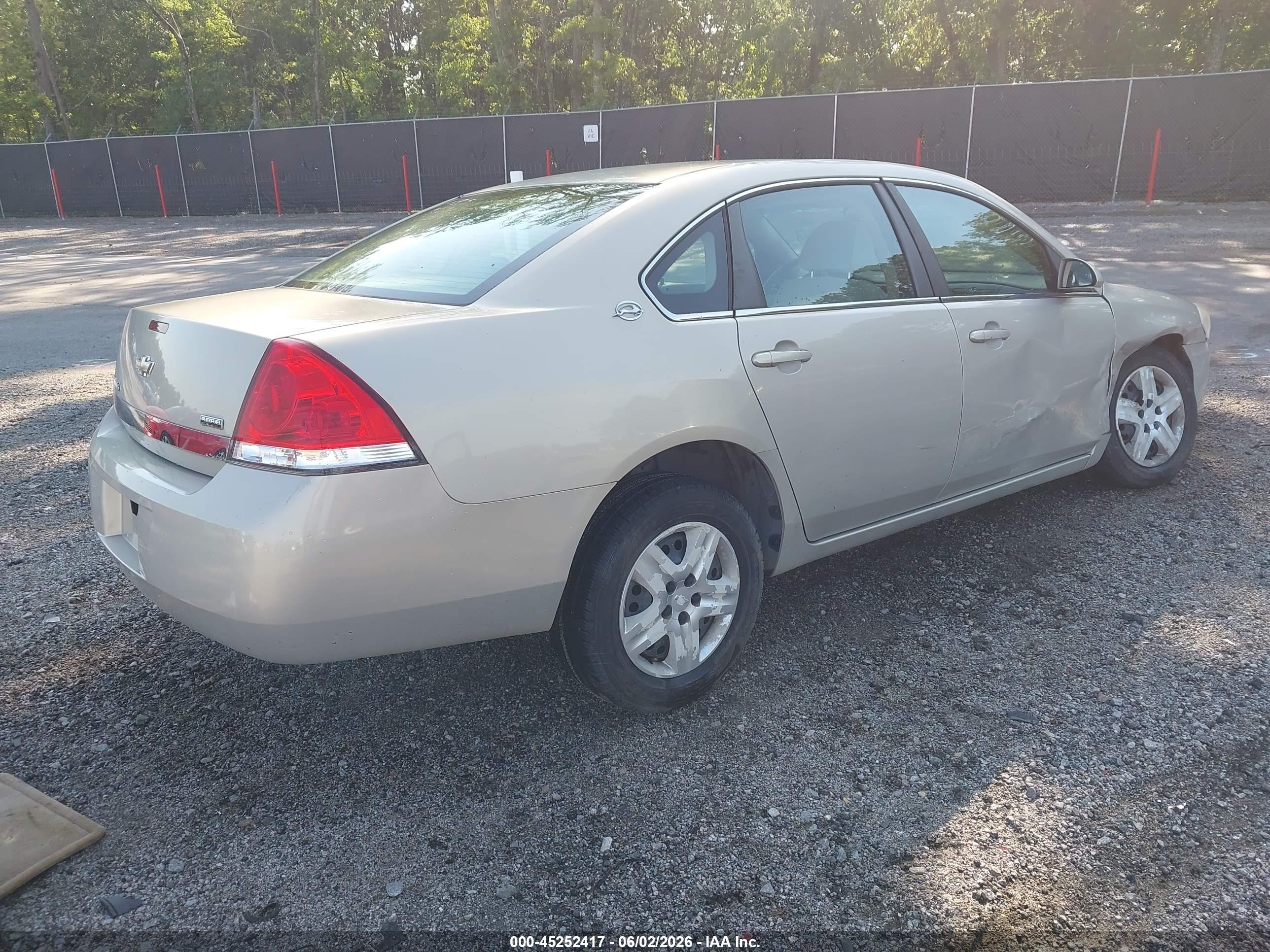 2008 Chevrolet Impala Ls Gray vin: 2G1WB55K181347728