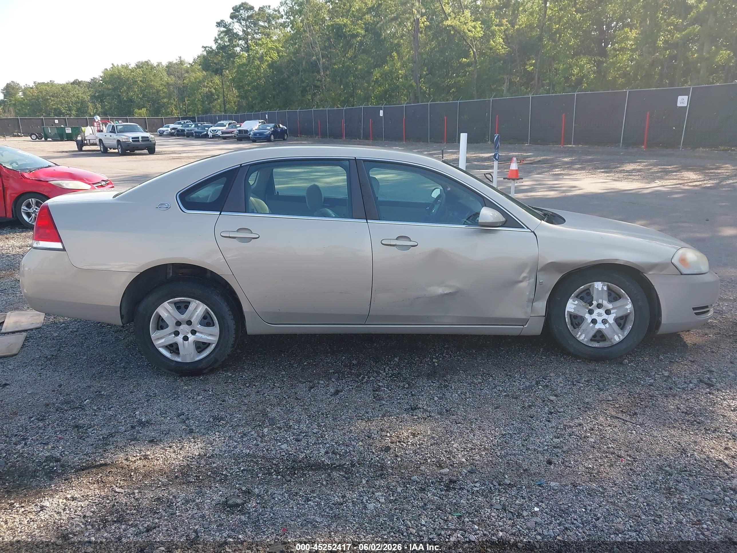 2008 Chevrolet Impala Ls Gray vin: 2G1WB55K181347728