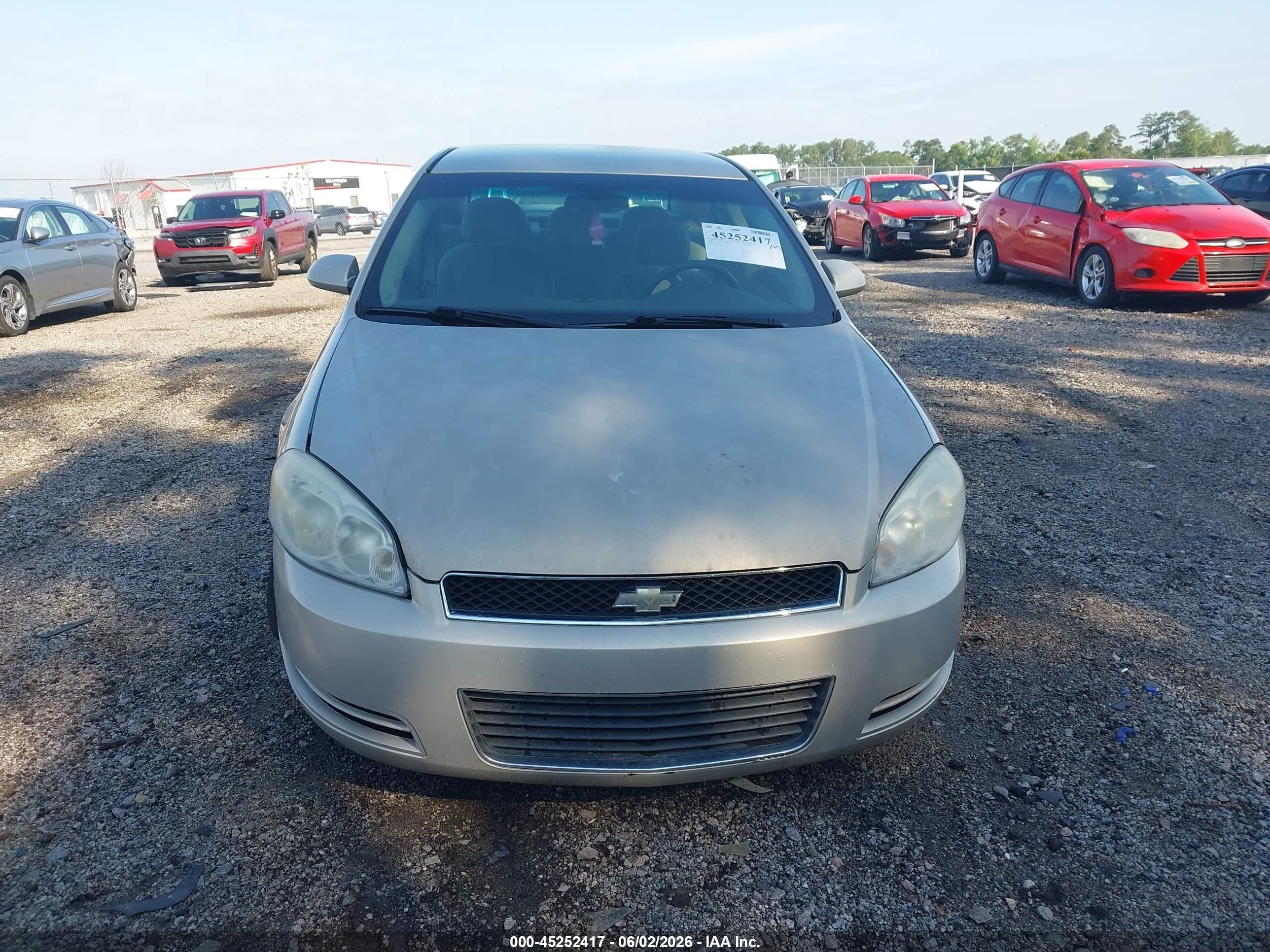 2008 Chevrolet Impala Ls Gray vin: 2G1WB55K181347728
