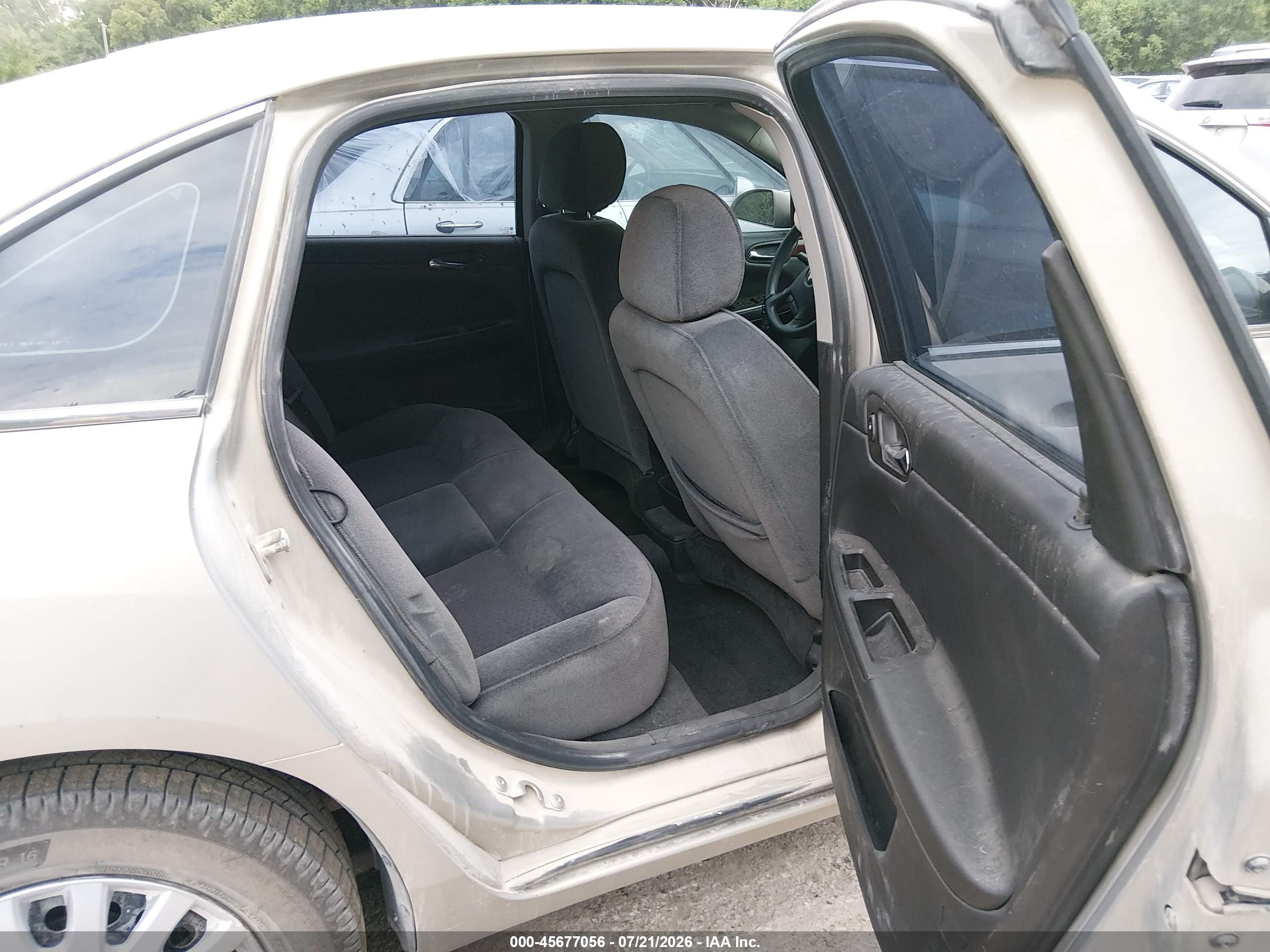 2008 Chevrolet Impala Ls Gold vin: 2G1WB55K281202715