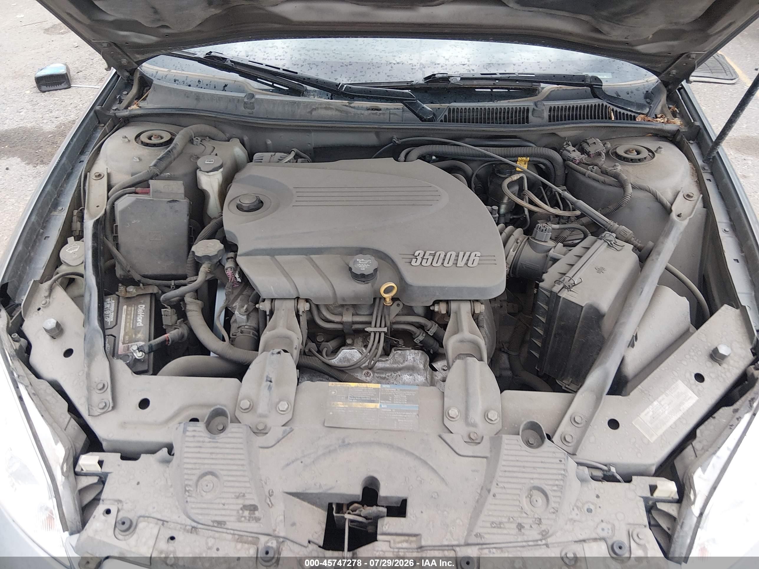 2007 Chevrolet Impala Ls Gray vin: 2G1WB55K379318490