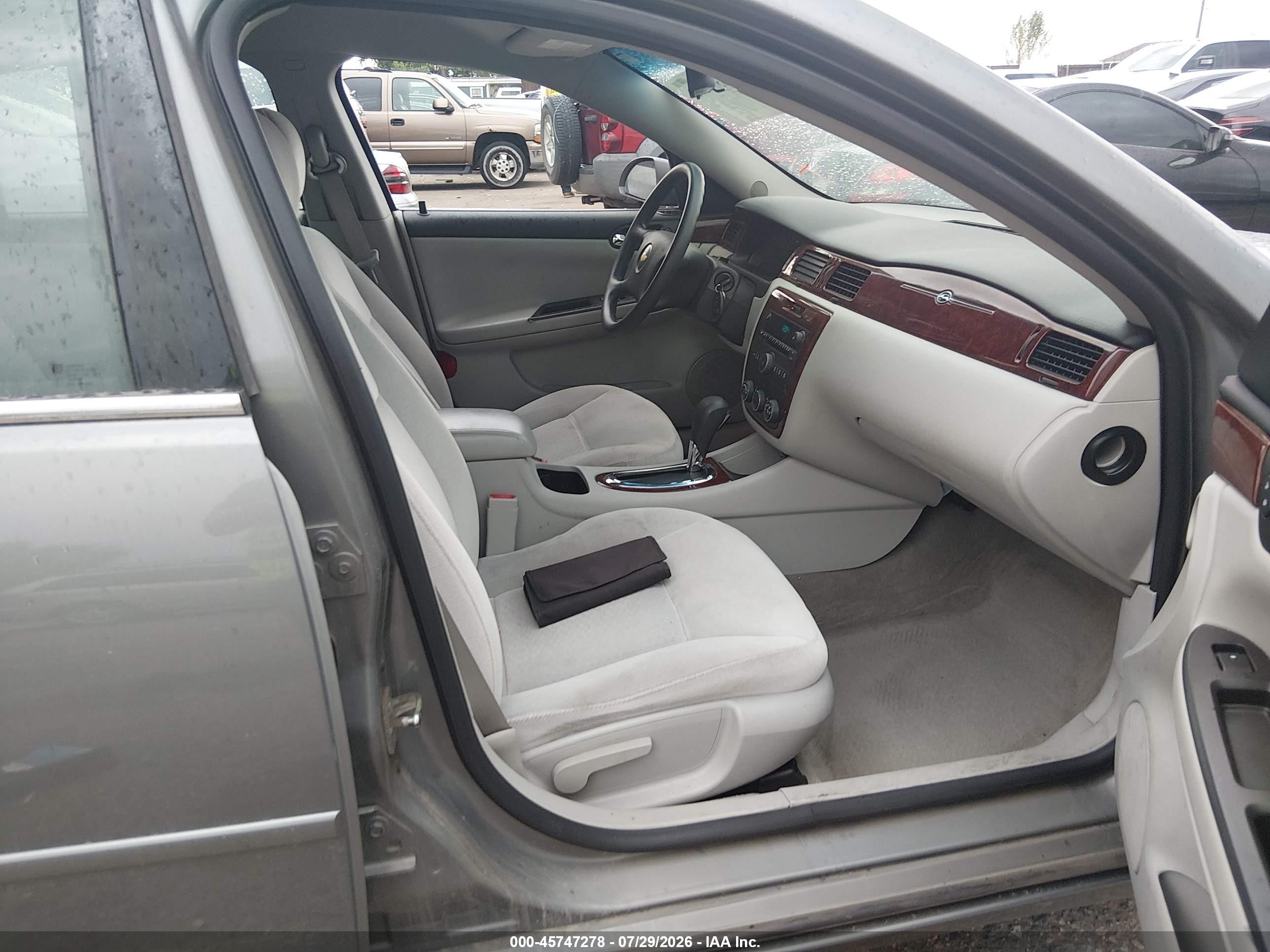 2007 Chevrolet Impala Ls Gray vin: 2G1WB55K379318490