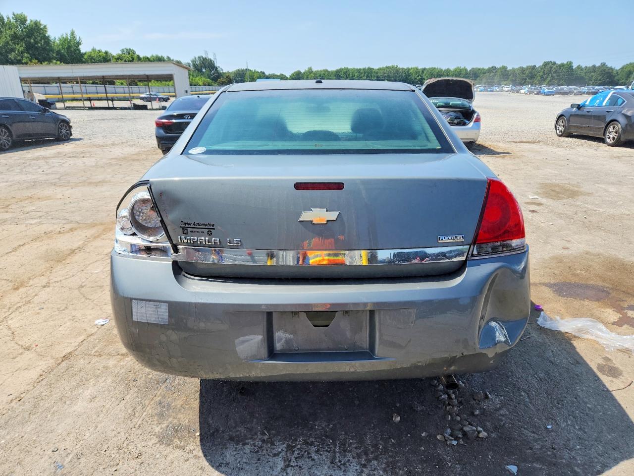 2008 Chevrolet Impala Ls Серый vin: 2G1WB55K389157513