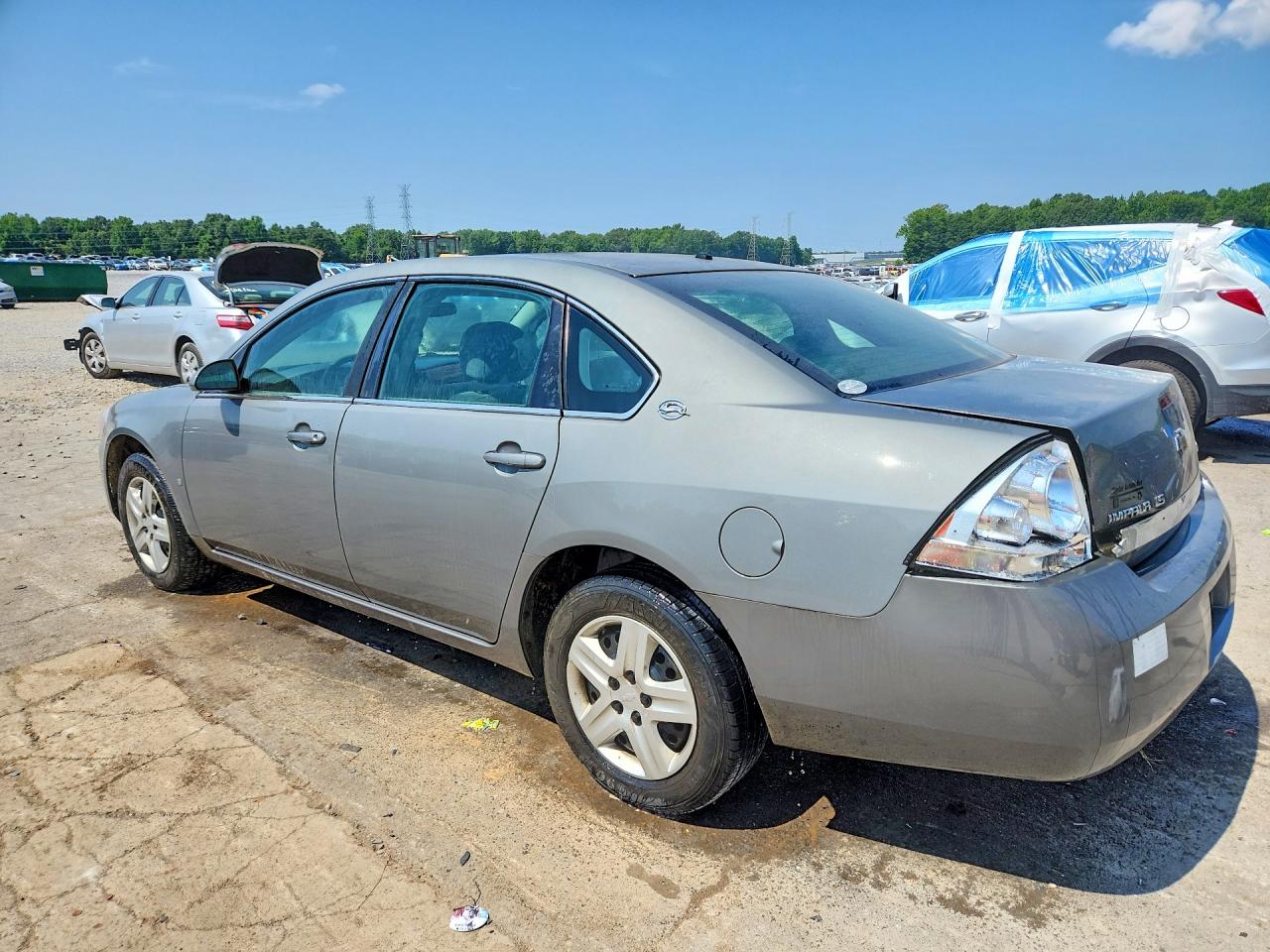 2008 Chevrolet Impala Ls Серый vin: 2G1WB55K389157513