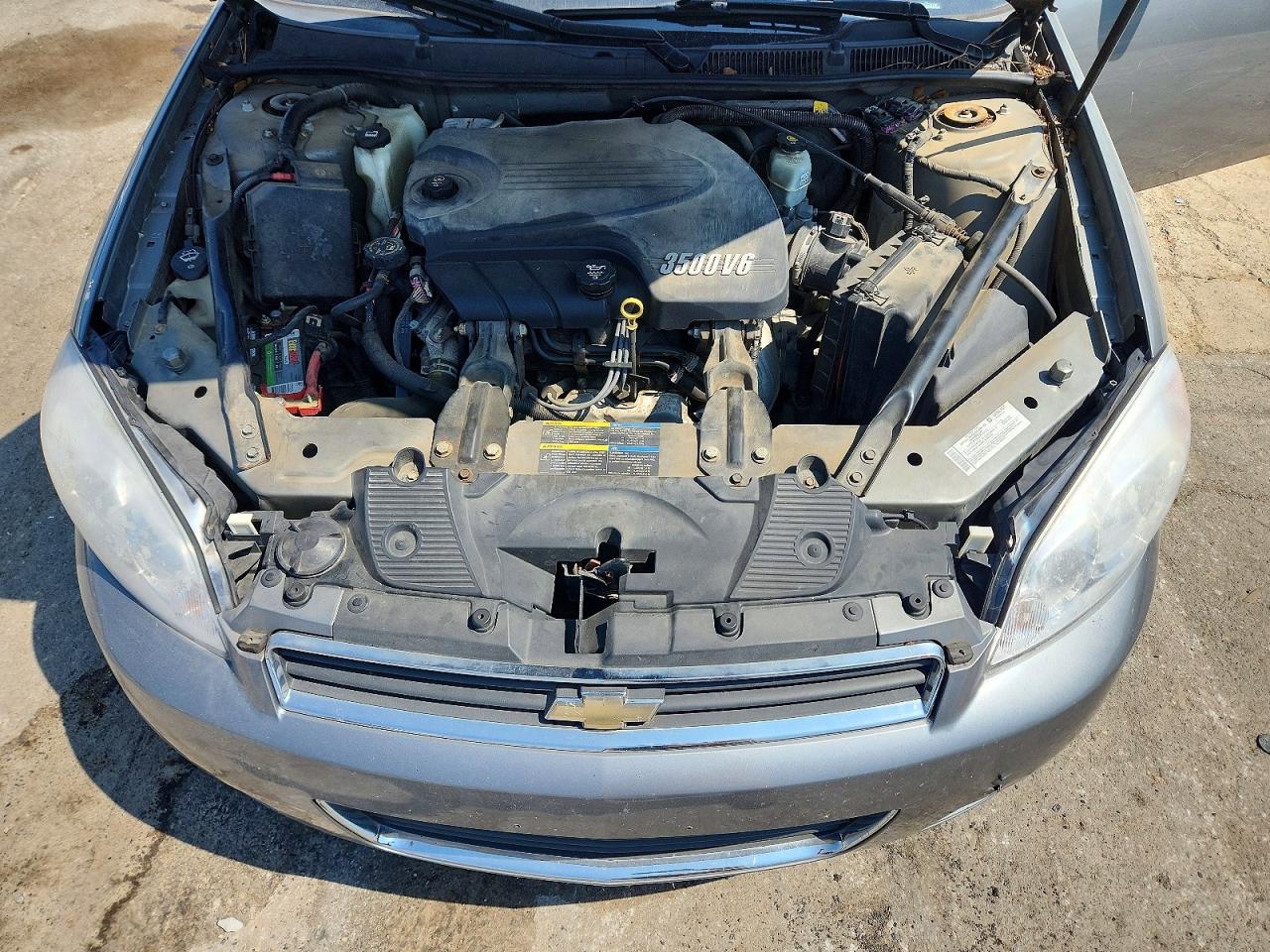 2008 Chevrolet Impala Ls Серый vin: 2G1WB55K389157513