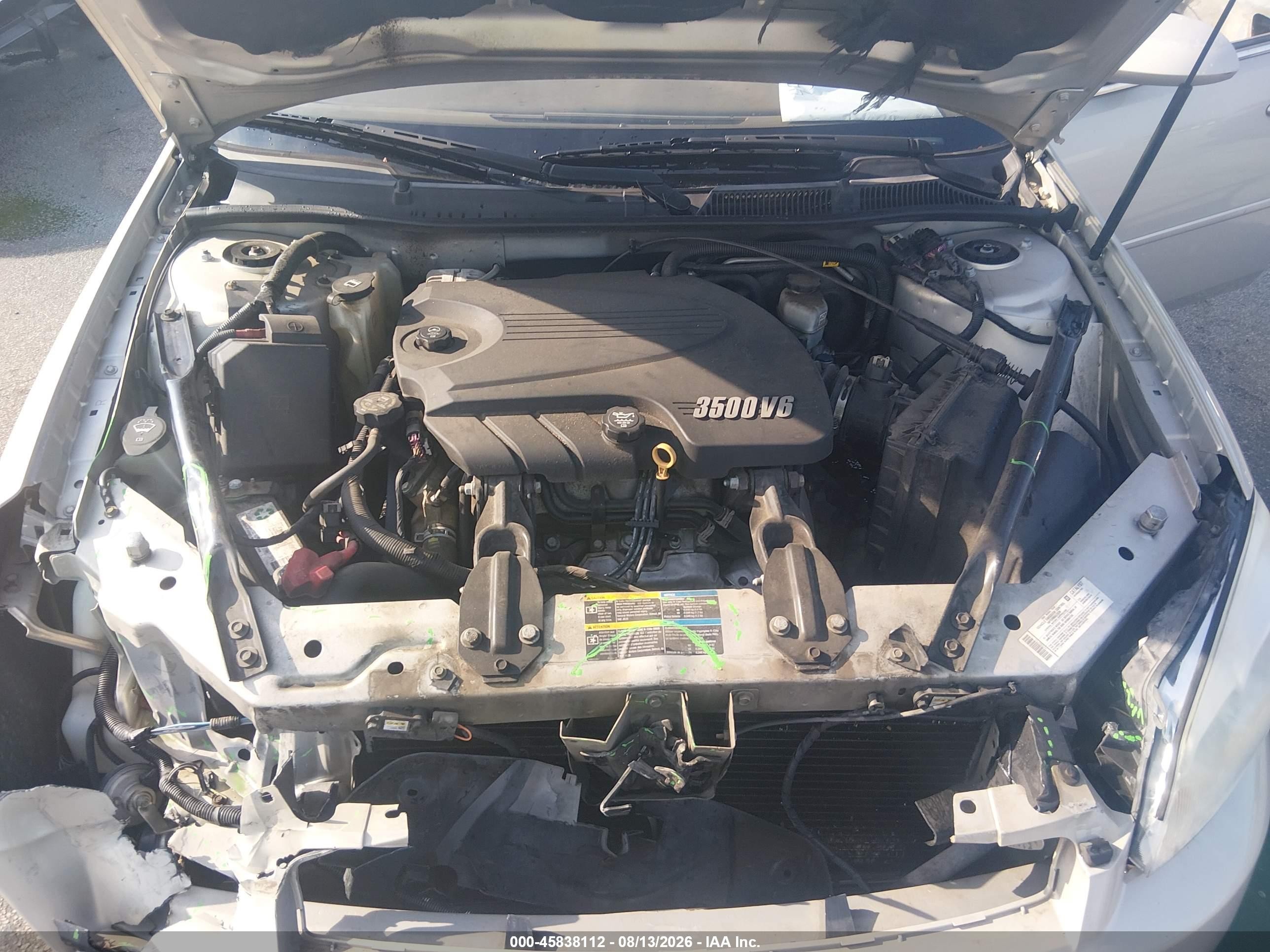 2008 Chevrolet Impala Ls Champagne vin: 2G1WB55K389286271