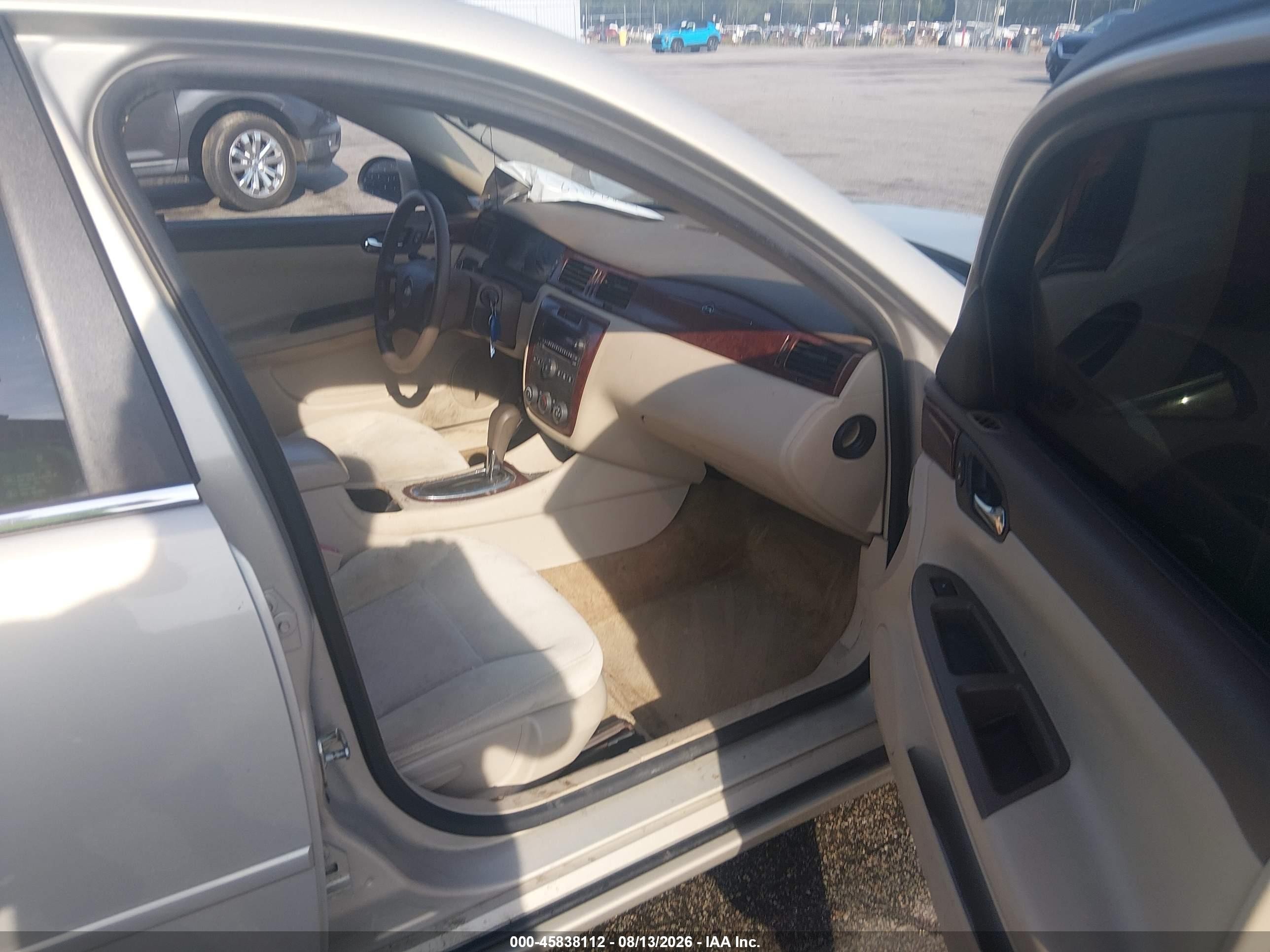 2008 Chevrolet Impala Ls Champagne vin: 2G1WB55K389286271