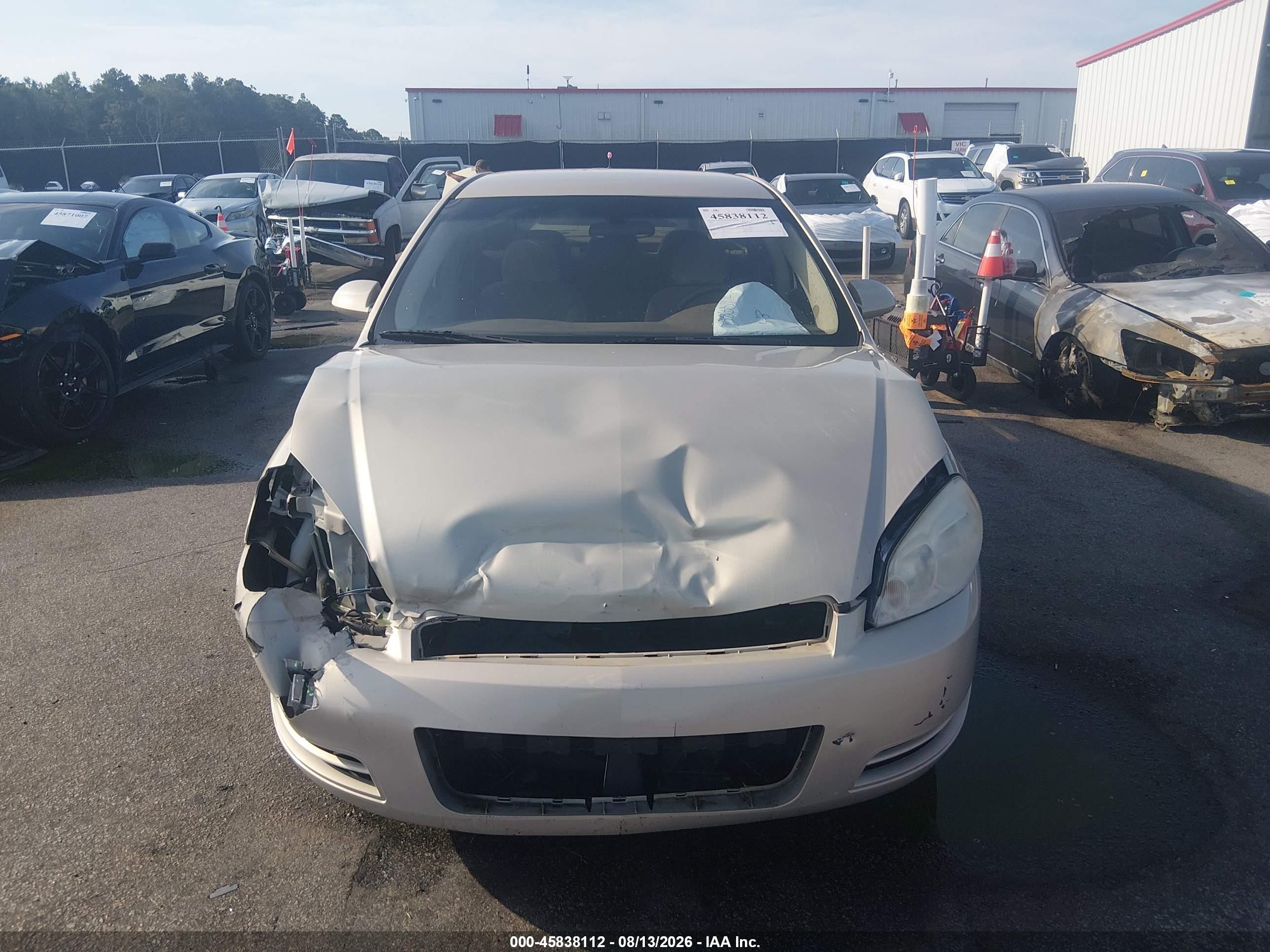 2008 Chevrolet Impala Ls Champagne vin: 2G1WB55K389286271