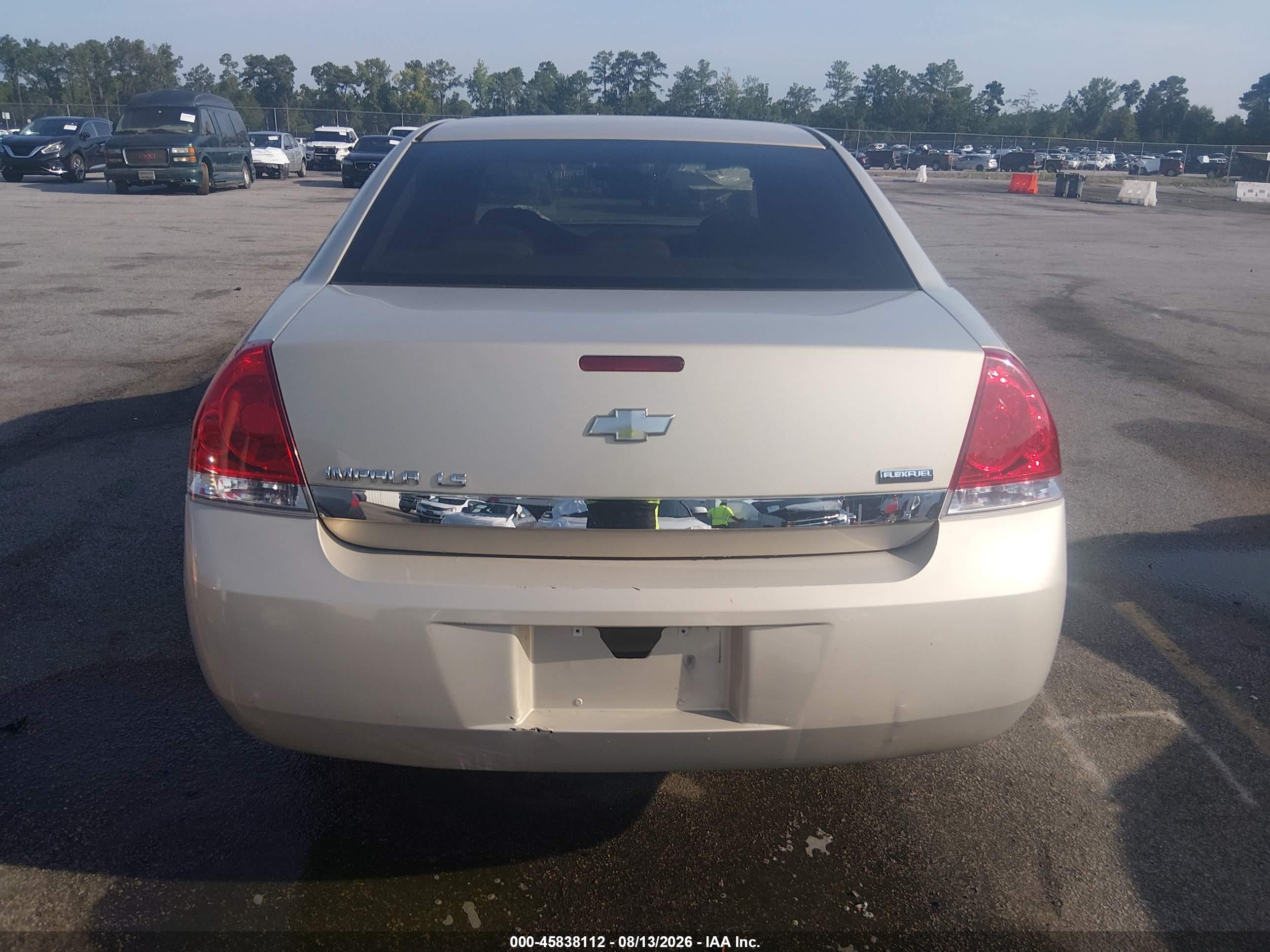 2008 Chevrolet Impala Ls Champagne vin: 2G1WB55K389286271