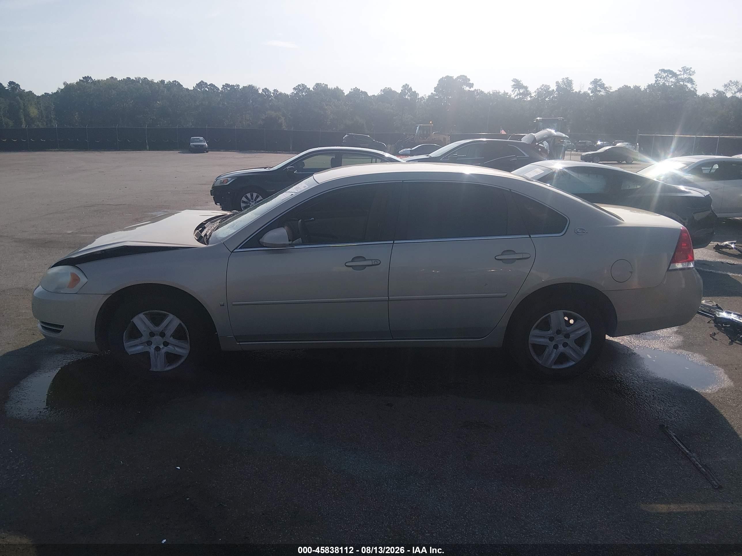 2008 Chevrolet Impala Ls Champagne vin: 2G1WB55K389286271