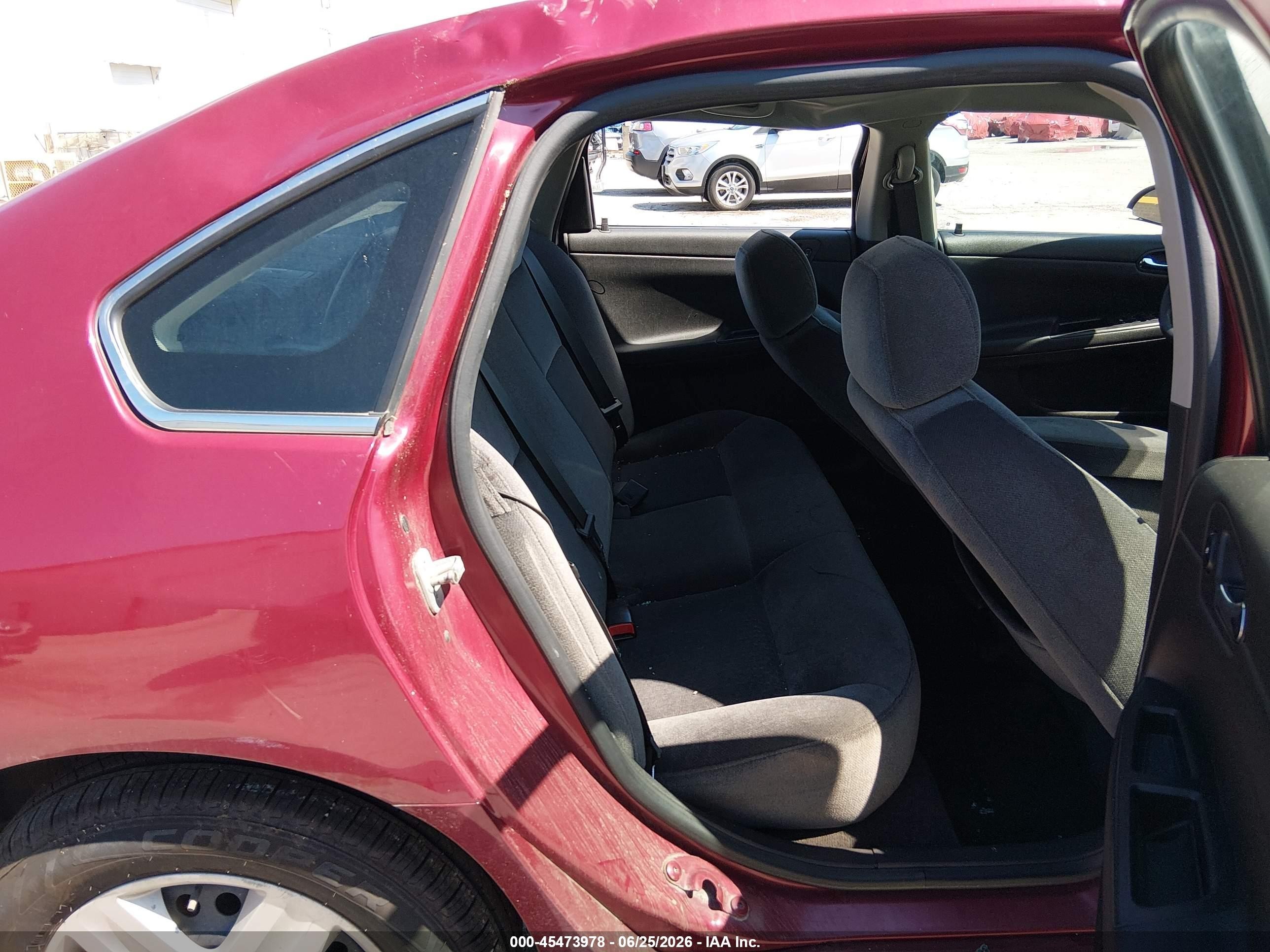 2006 Chevrolet Impala Ls Red vin: 2G1WB55K469167402