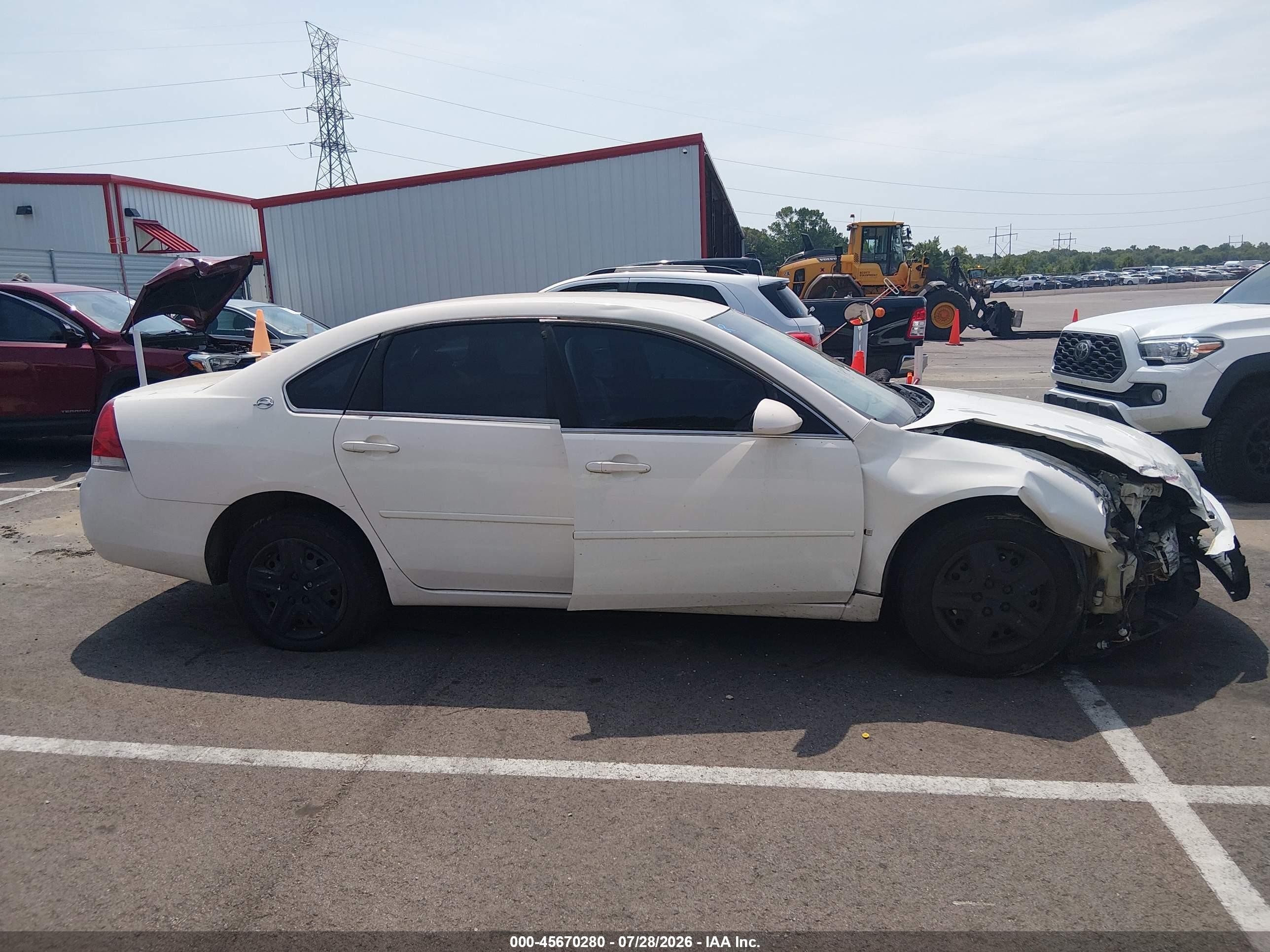 2006 Chevrolet Impala Ls White vin: 2G1WB55K469263787