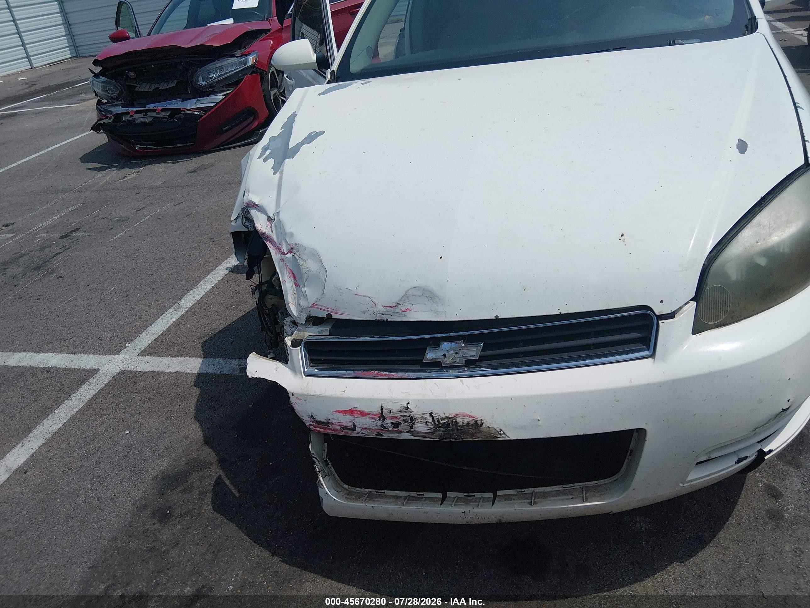 2006 Chevrolet Impala Ls White vin: 2G1WB55K469263787